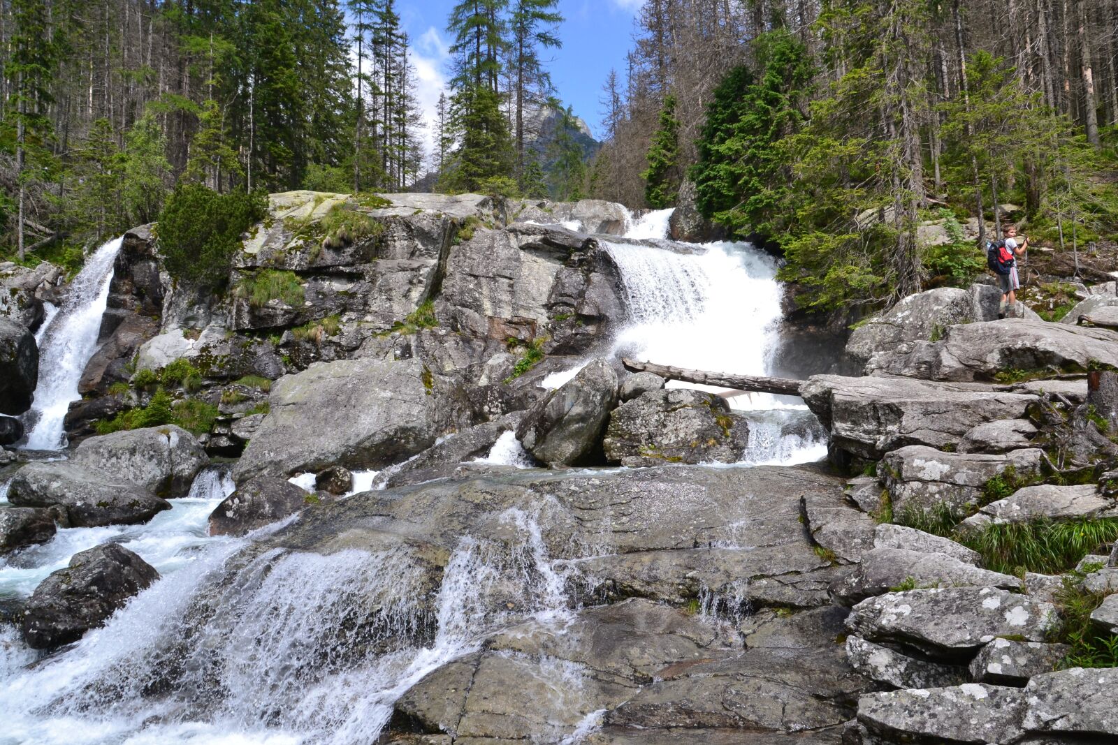 Nikon D3100 sample photo. Waterfall, stones, river photography