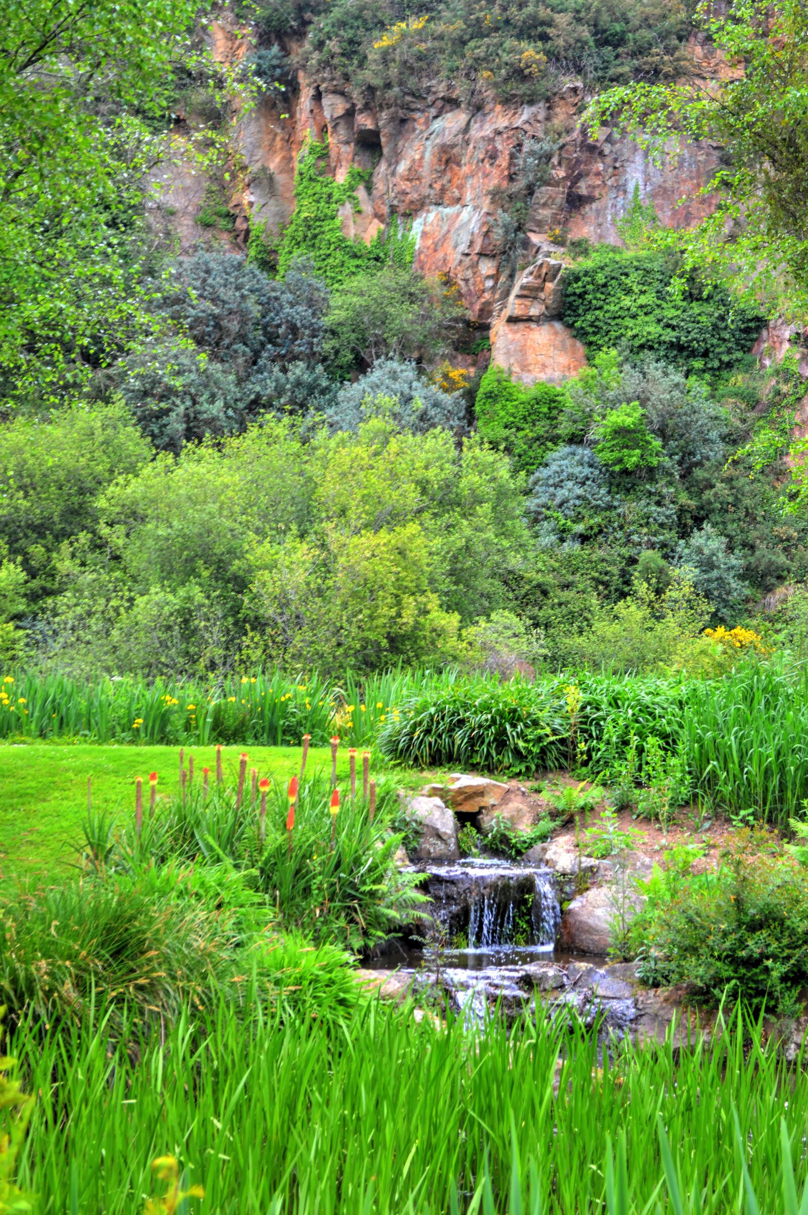 Nikon D3200 sample photo. Creek, cliff, valley photography