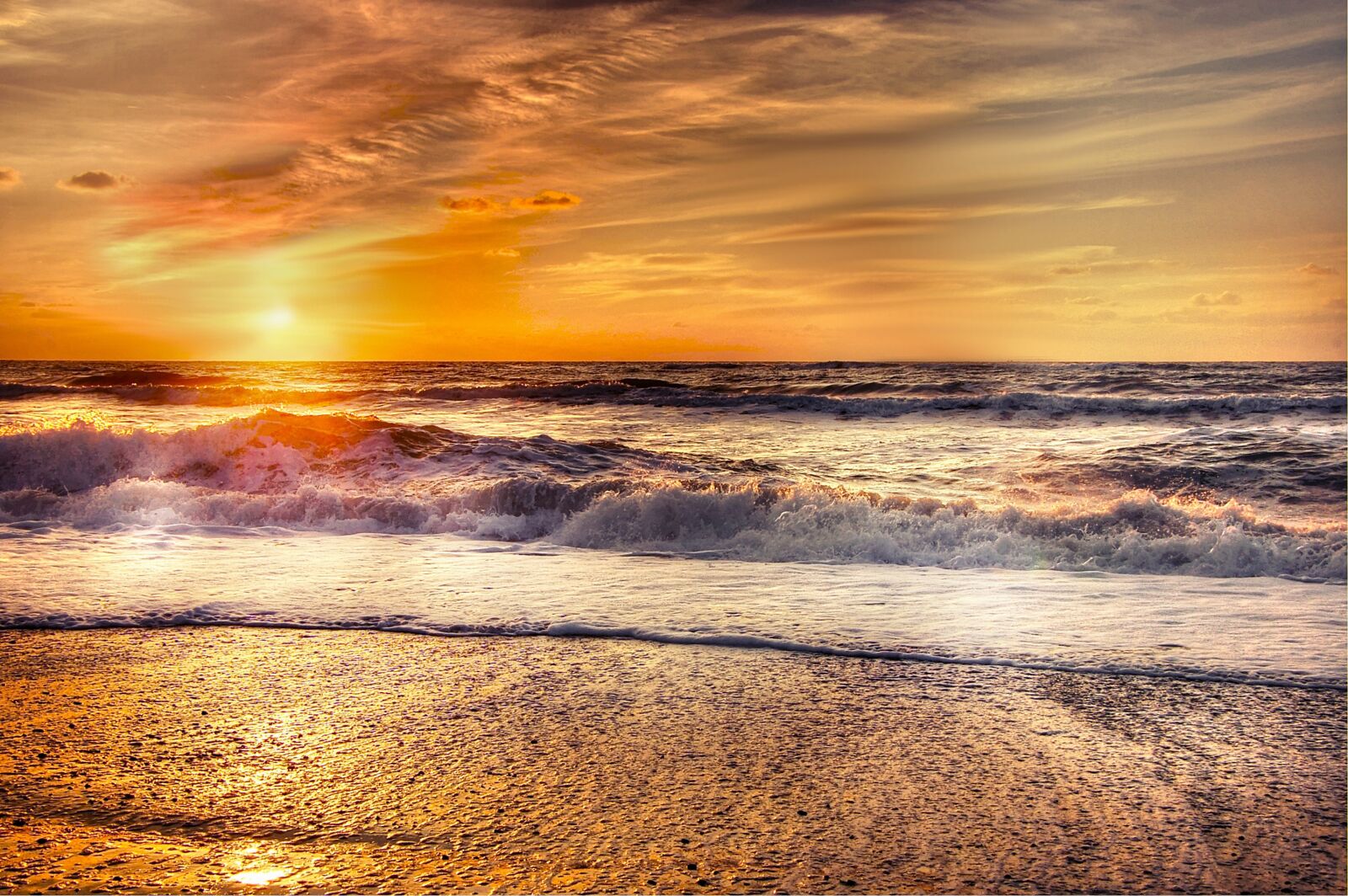 Nikon D40 sample photo. Sun, north sea, sky photography