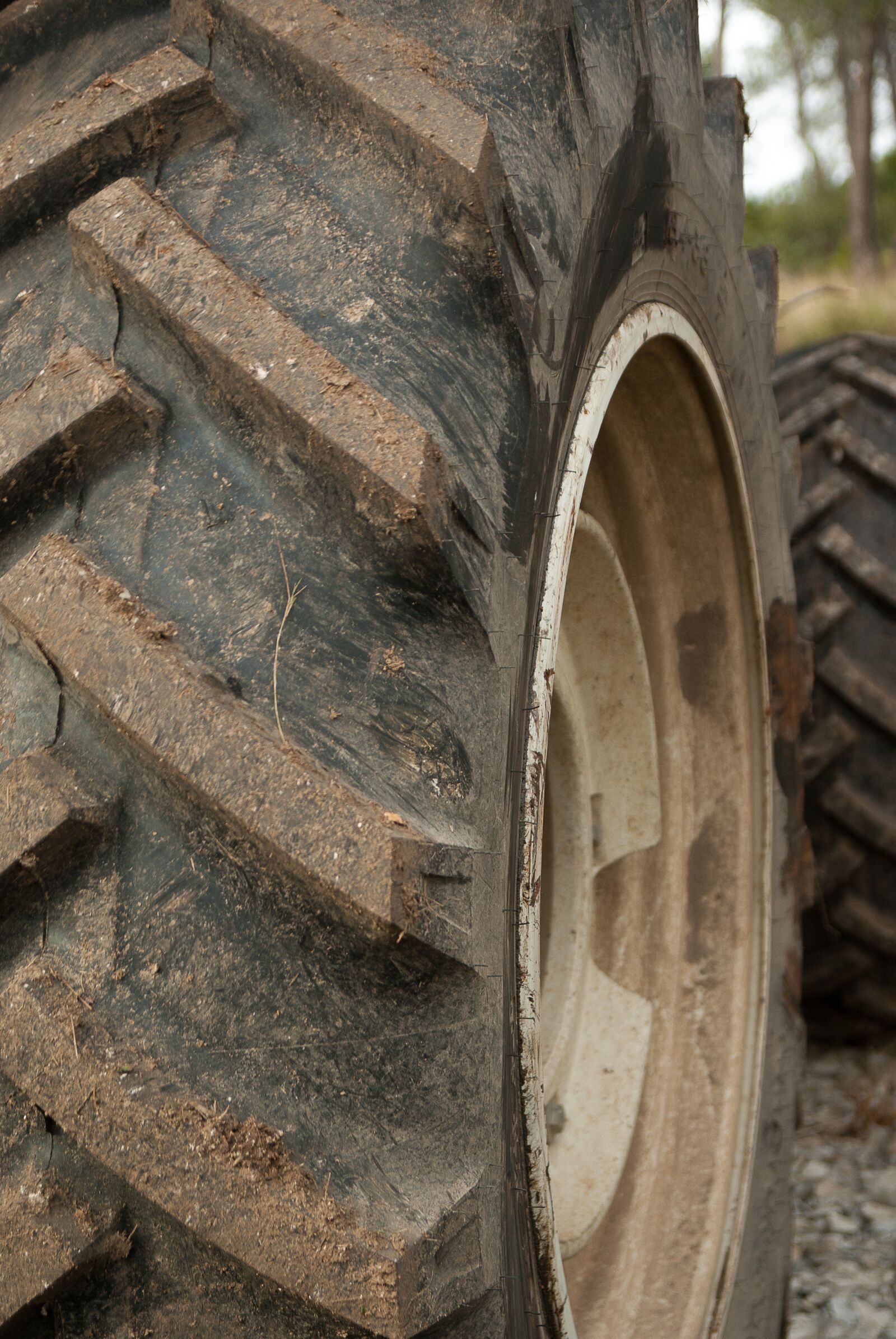 Pentax K10D sample photo. Tractor, tires, wheels photography