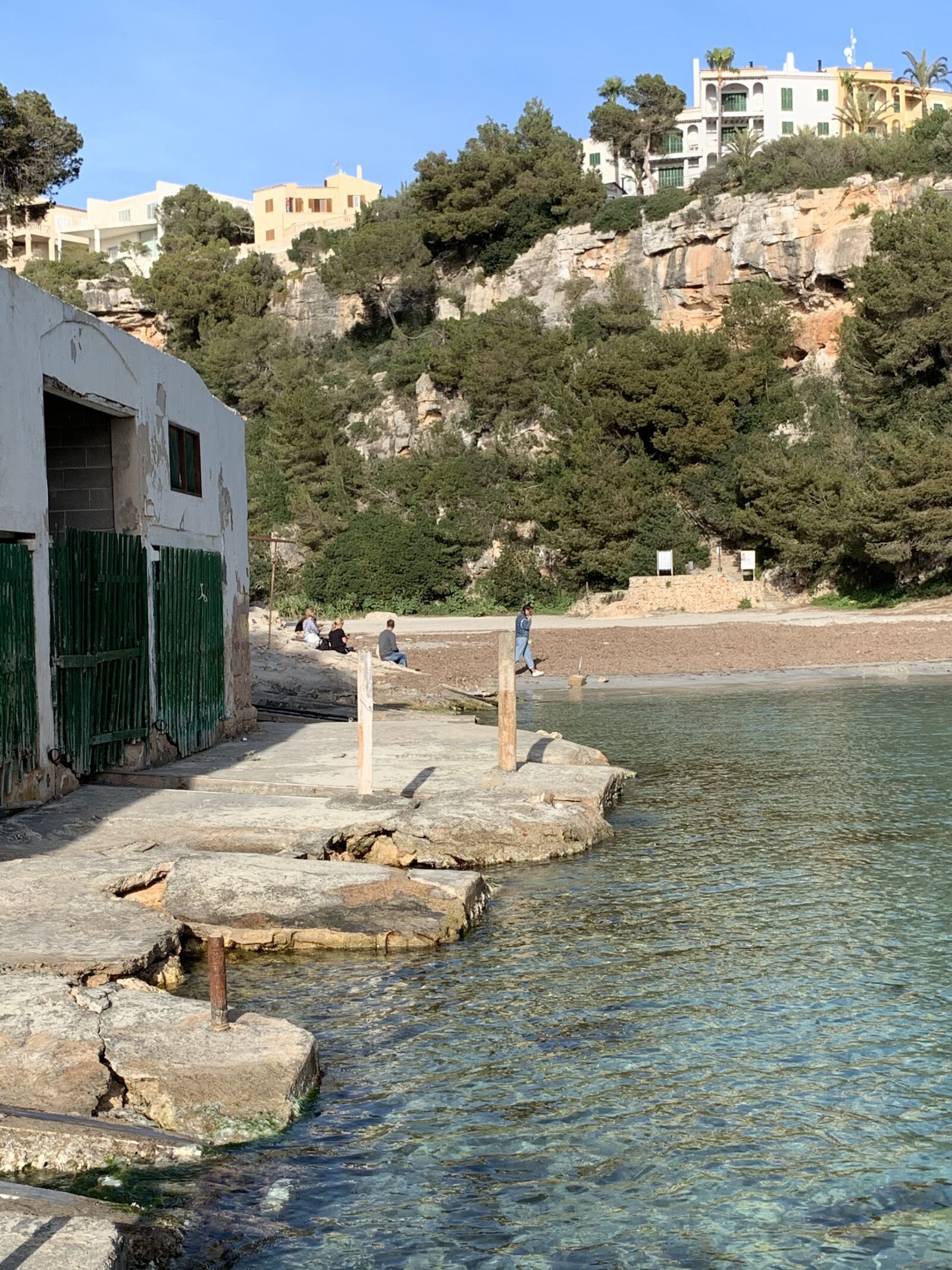 Apple iPhone XR sample photo. Boat house, mallorca, maritime photography