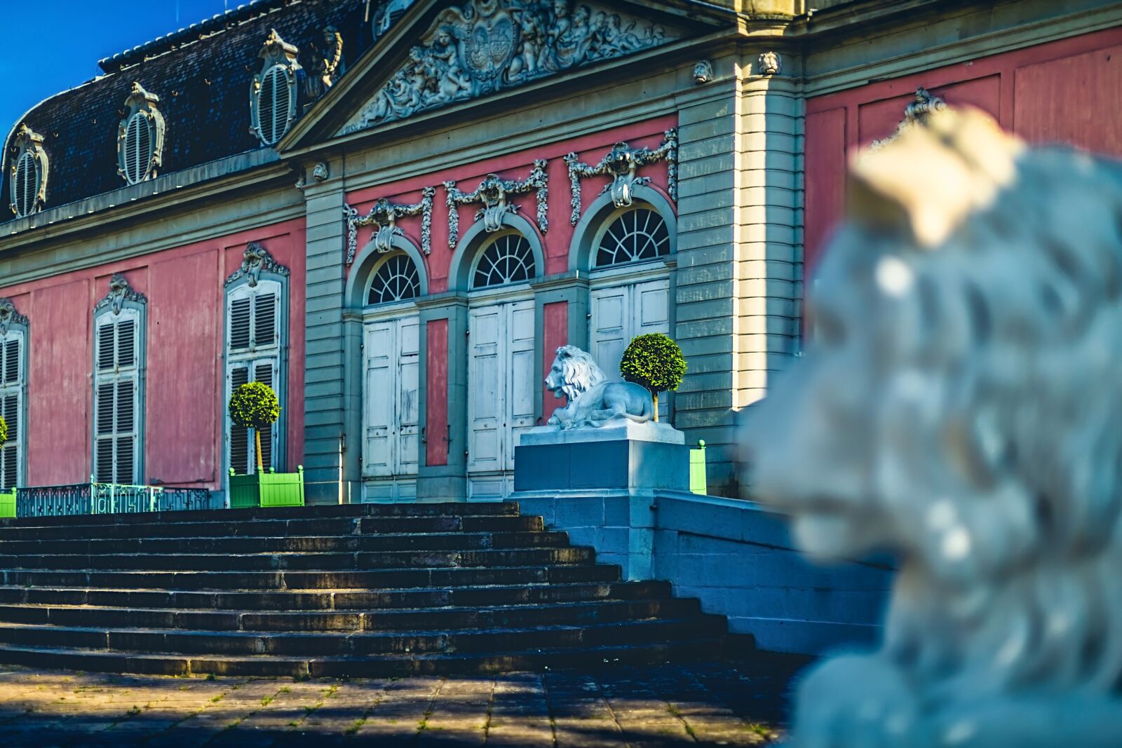 Canon EOS 6D + Canon EF 50mm F1.4 USM sample photo. Lions, decoration, palace photography
