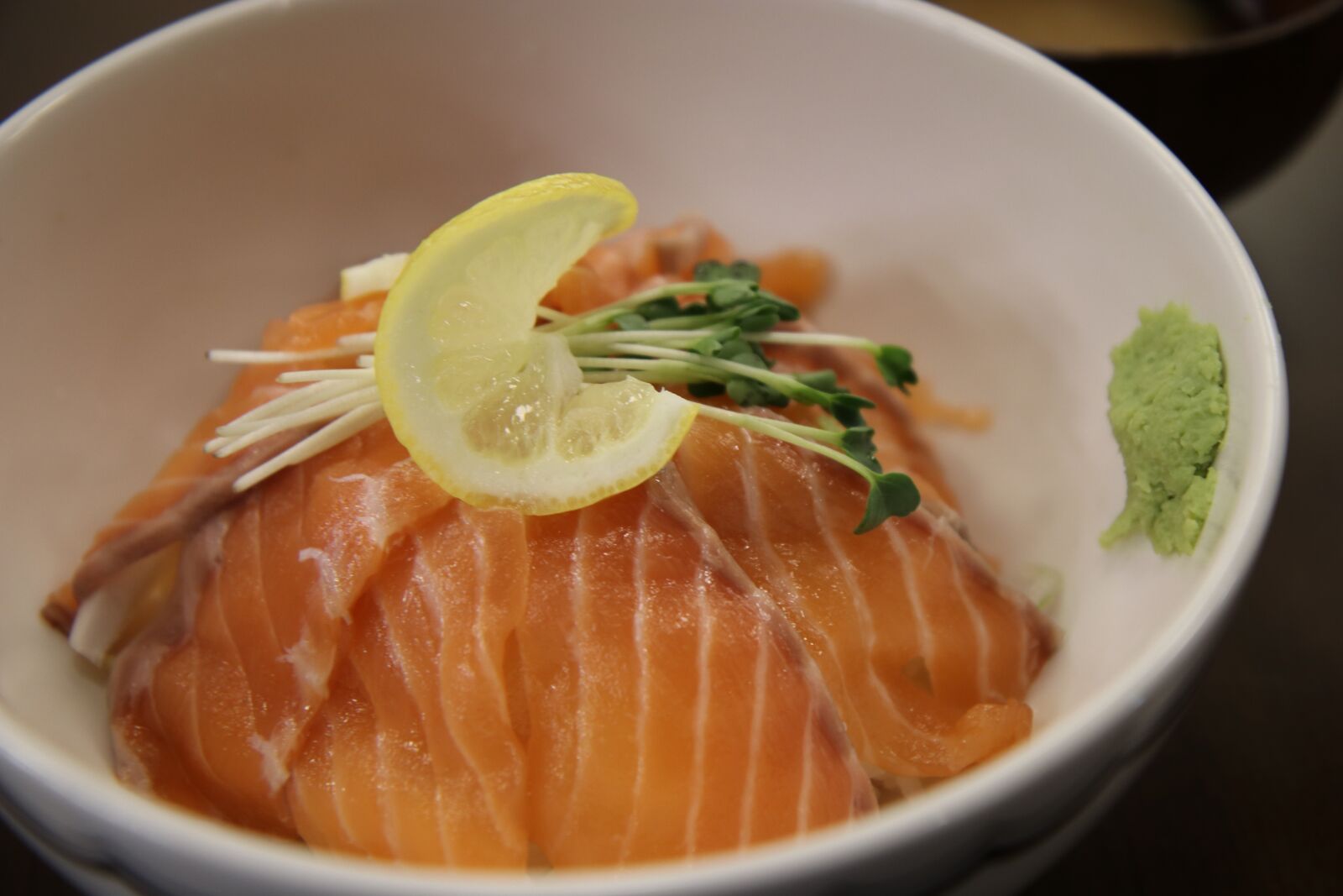 Canon EOS 80D sample photo. Salmon, rice, food photography