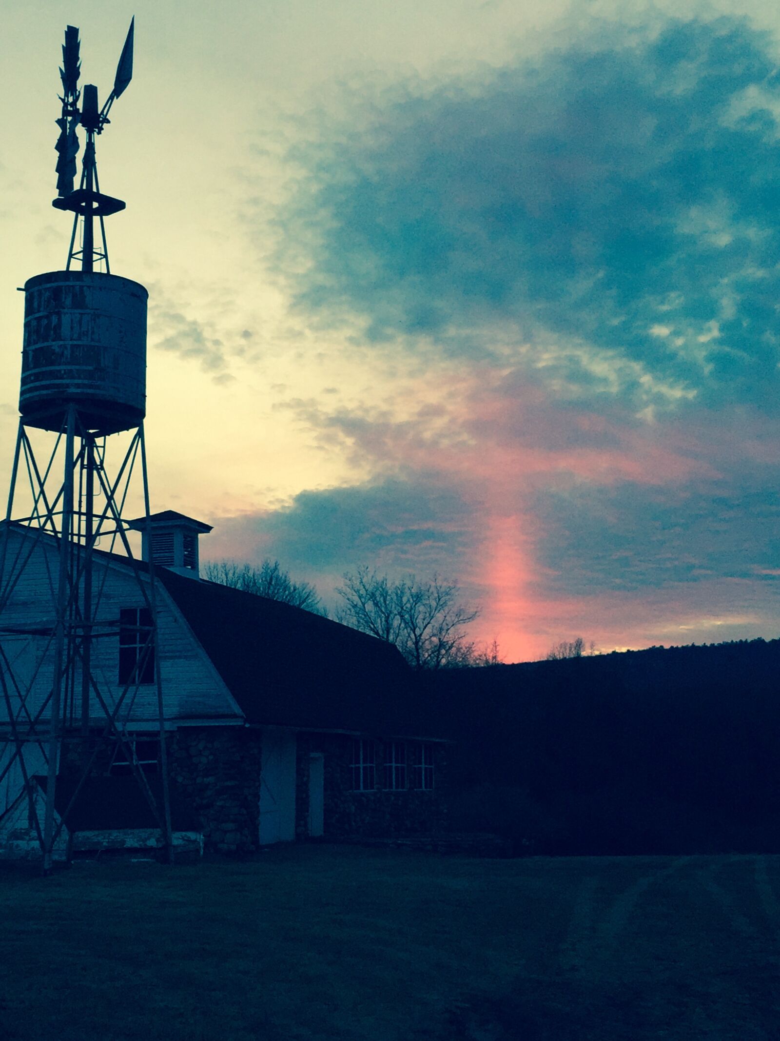 Apple iPhone 6 sample photo. Sunset, farm, homestead photography