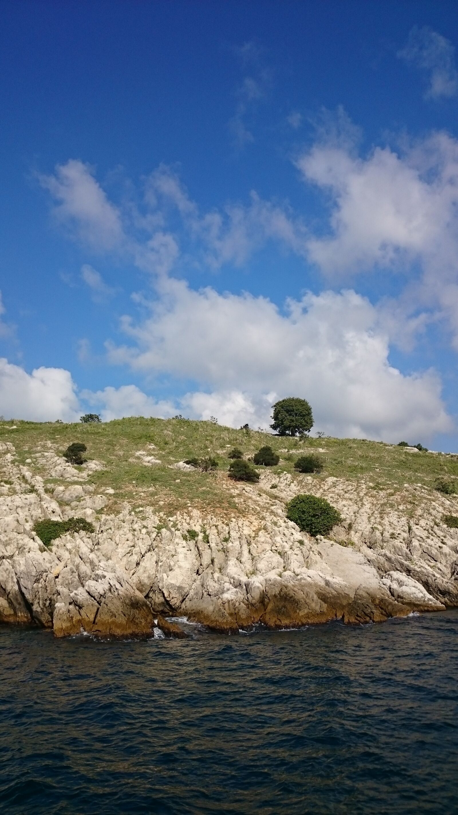 Sony Xperia Z1 sample photo. Islet, clouds, seaside photography