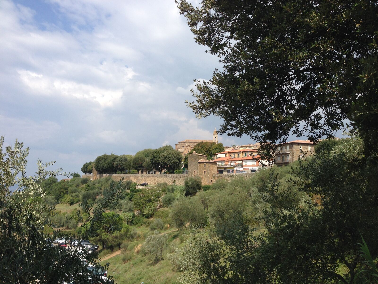 iPhone 5 back camera 4.12mm f/2.4 sample photo. Landscape was, viliage medieval photography