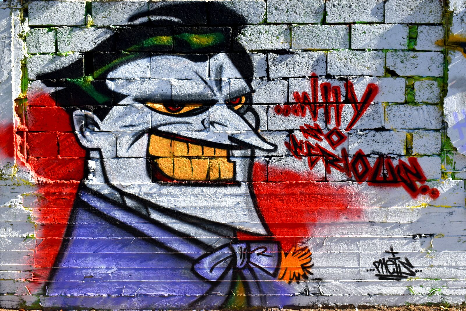 Nikon D3500 sample photo. Graffiti, wall, art photography