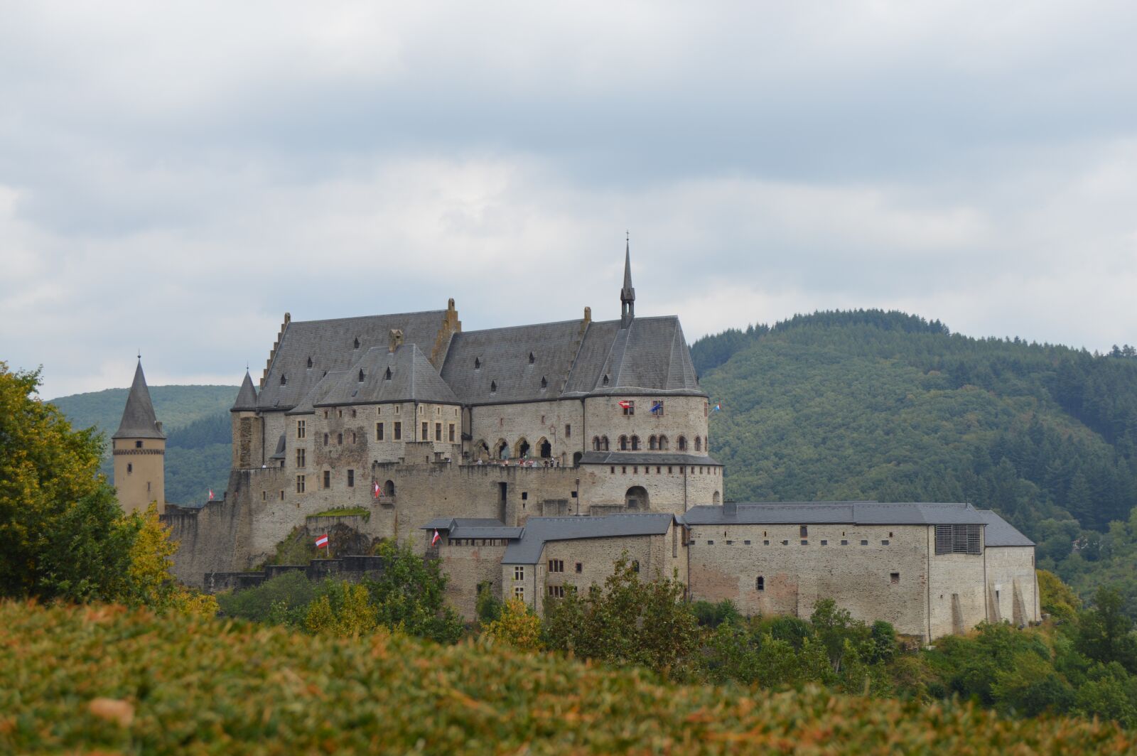 Nikon D3200 sample photo. Vianden, castle, luxembourg photography