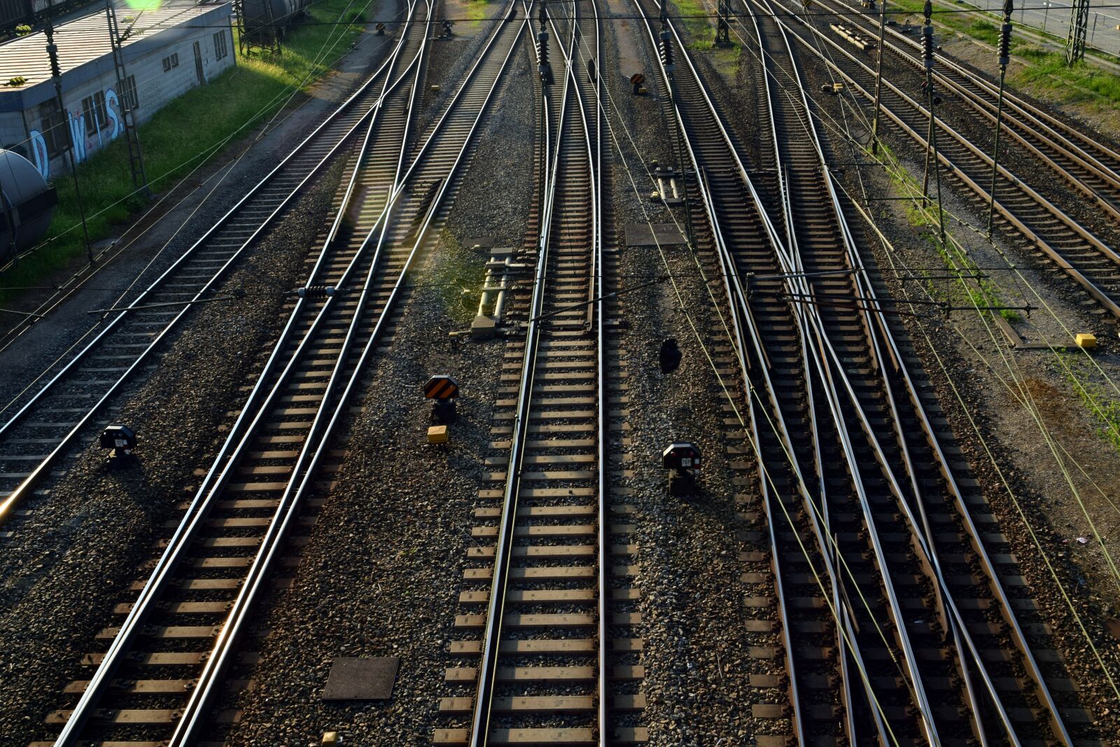 Nikon D3300 sample photo. Gleise, railway station, rails photography