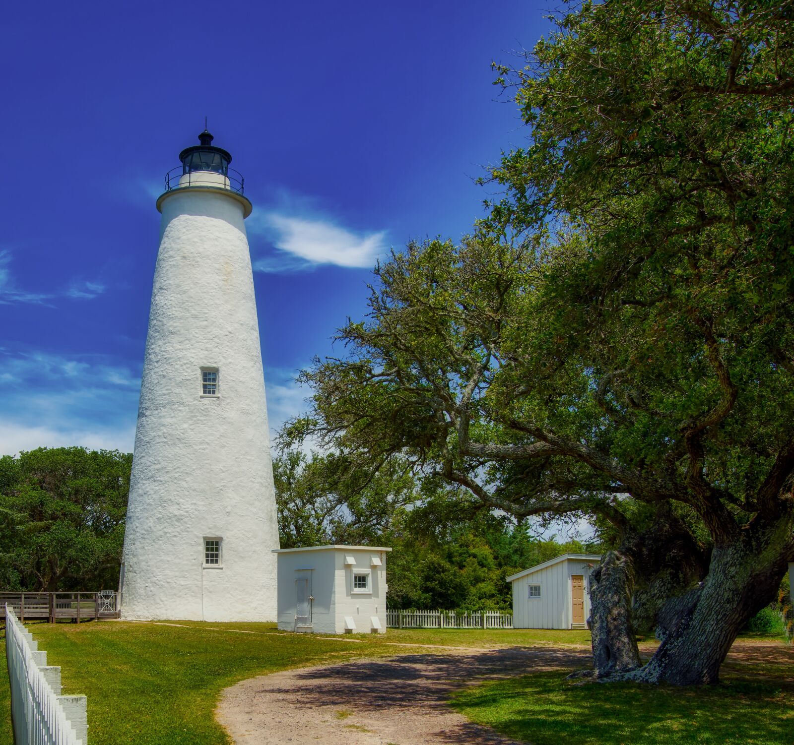 Phase One IQ3 100MP sample photo. Orcracoke lighthouse, landmark, historic photography