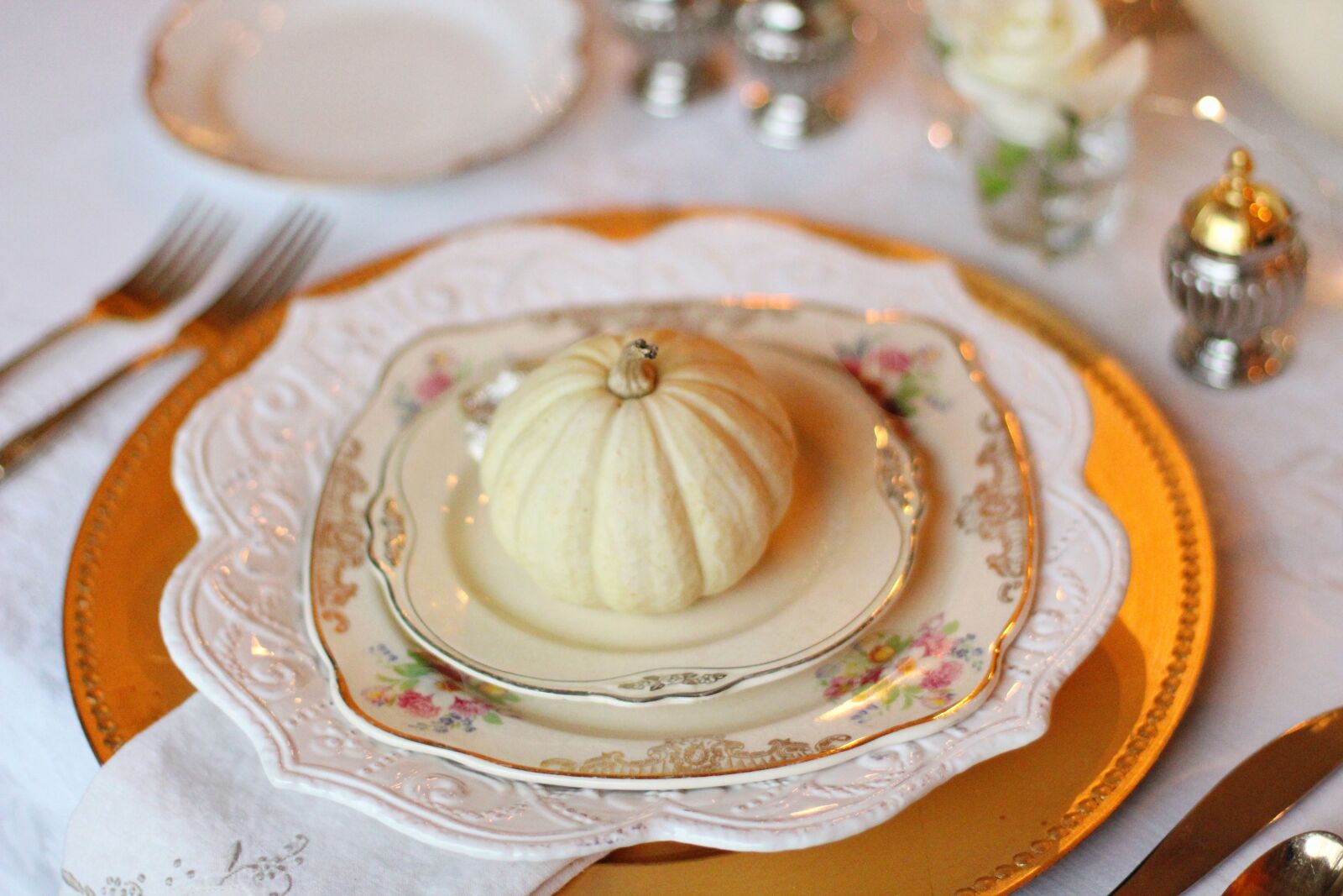 Canon EF 50mm F1.4 USM sample photo. Dinner party, table setting photography