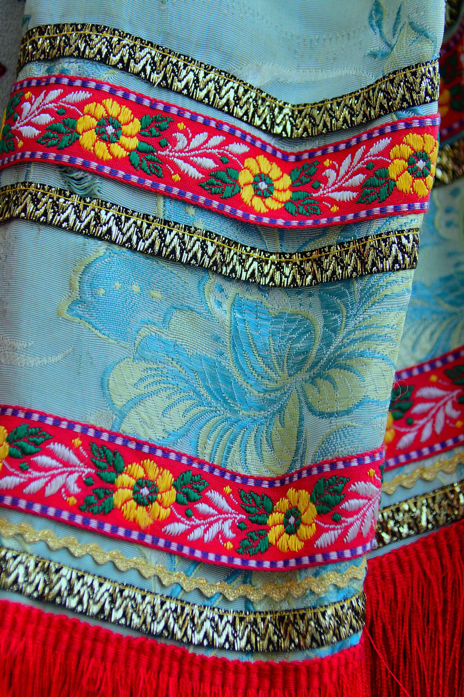 Nikon D3200 sample photo. Folk art, color, textile photography