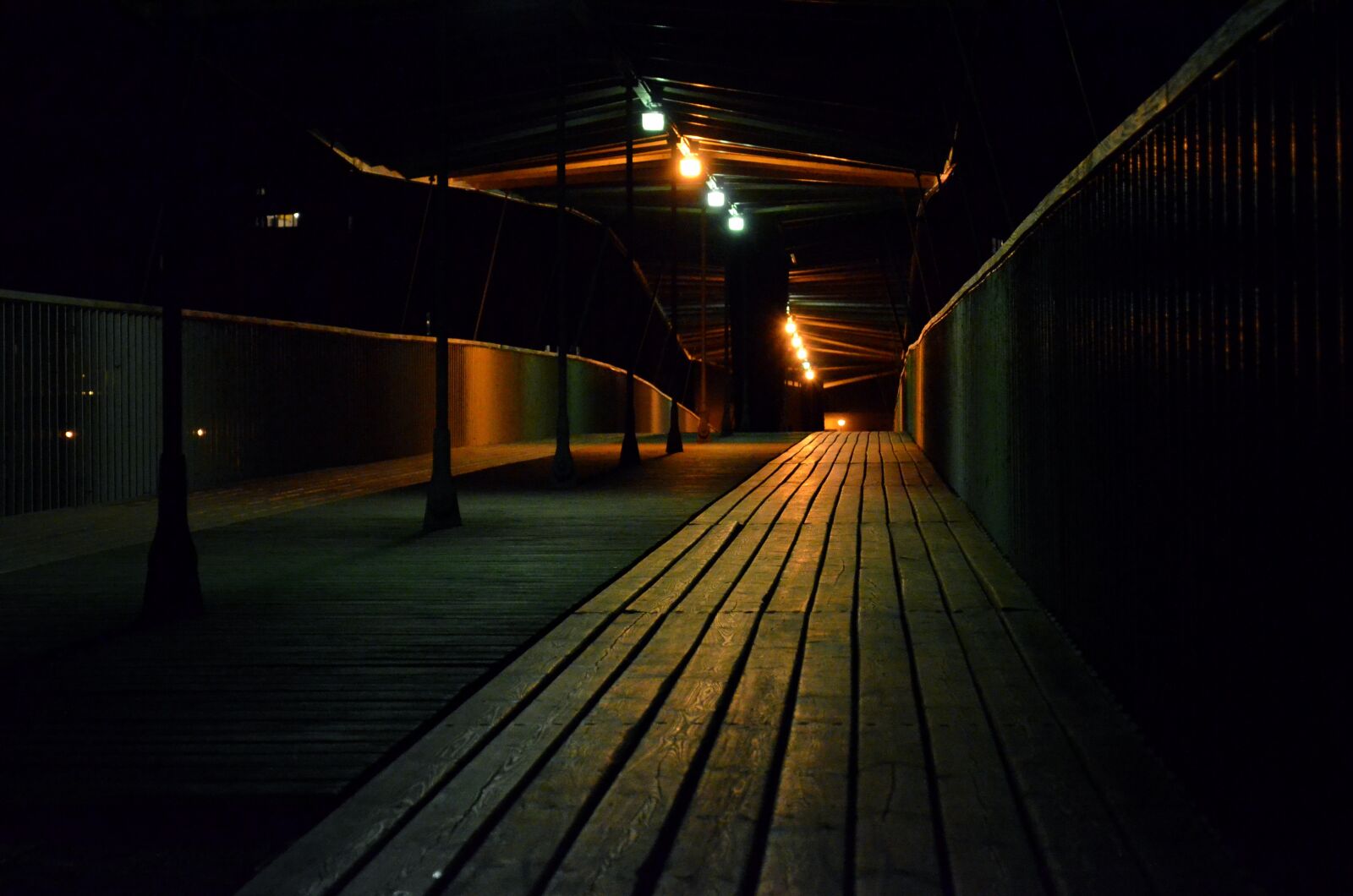 Nikon D5100 sample photo. Bridge, night, architecture photography