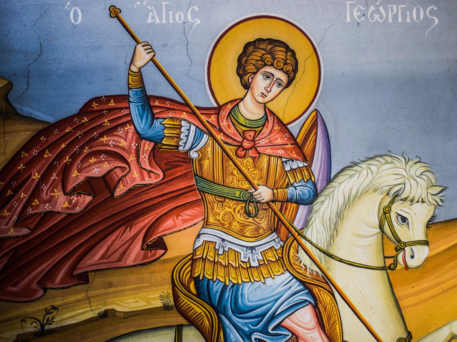 Nikon D3300 sample photo. Ayios georgios, saint, iconography photography