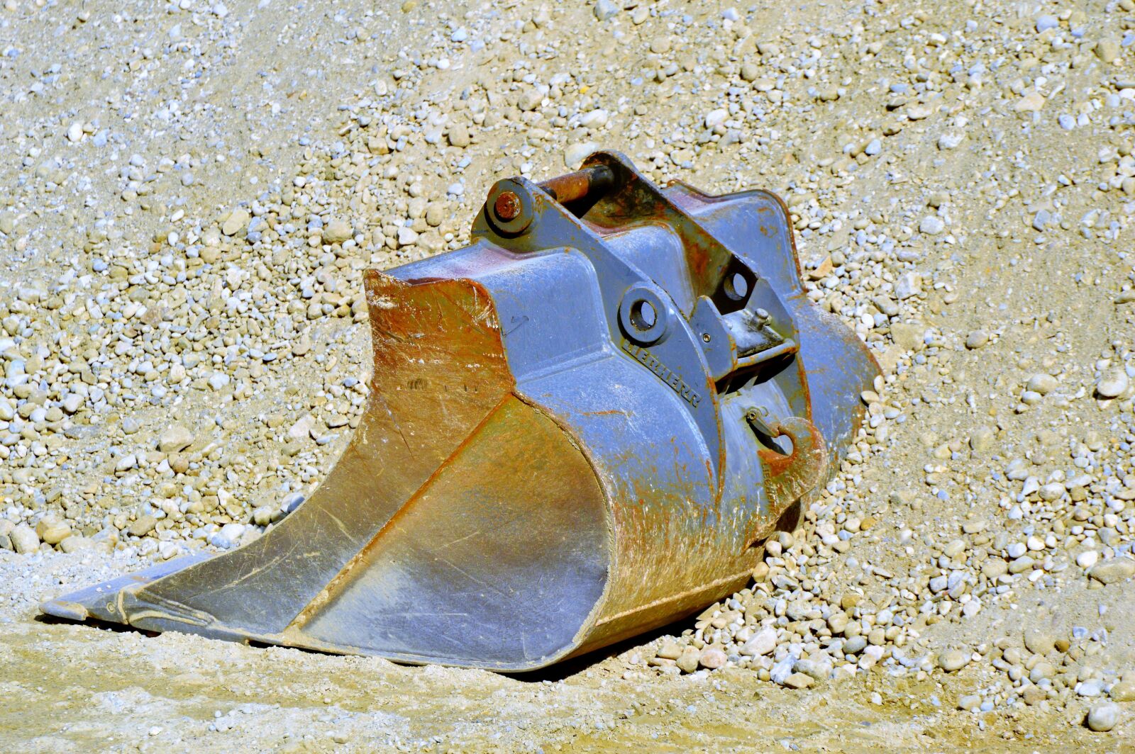Nikon D3200 sample photo. Backhoe bucket, blade, excavators photography