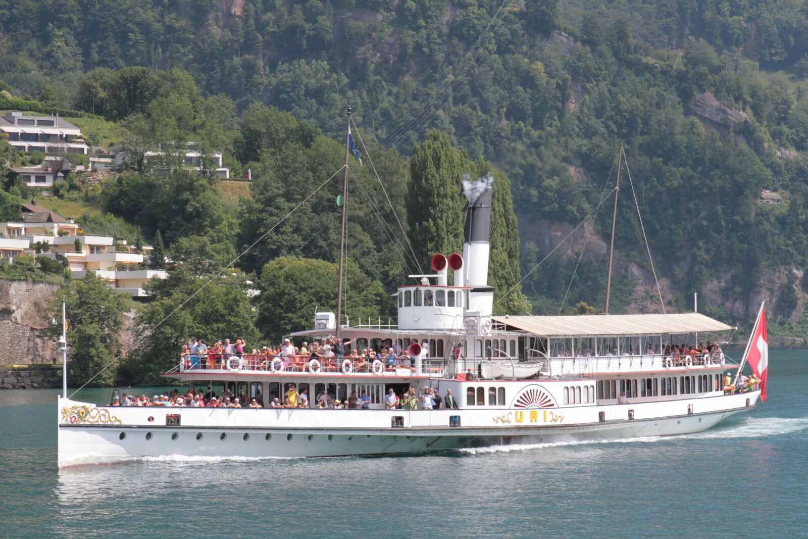 Canon EOS 7D sample photo. Switzerland, ship, ferry photography