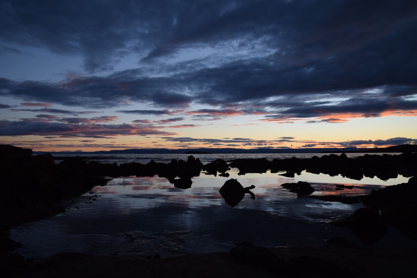 Nikon D5300 sample photo. Sunset, tasmania, water photography