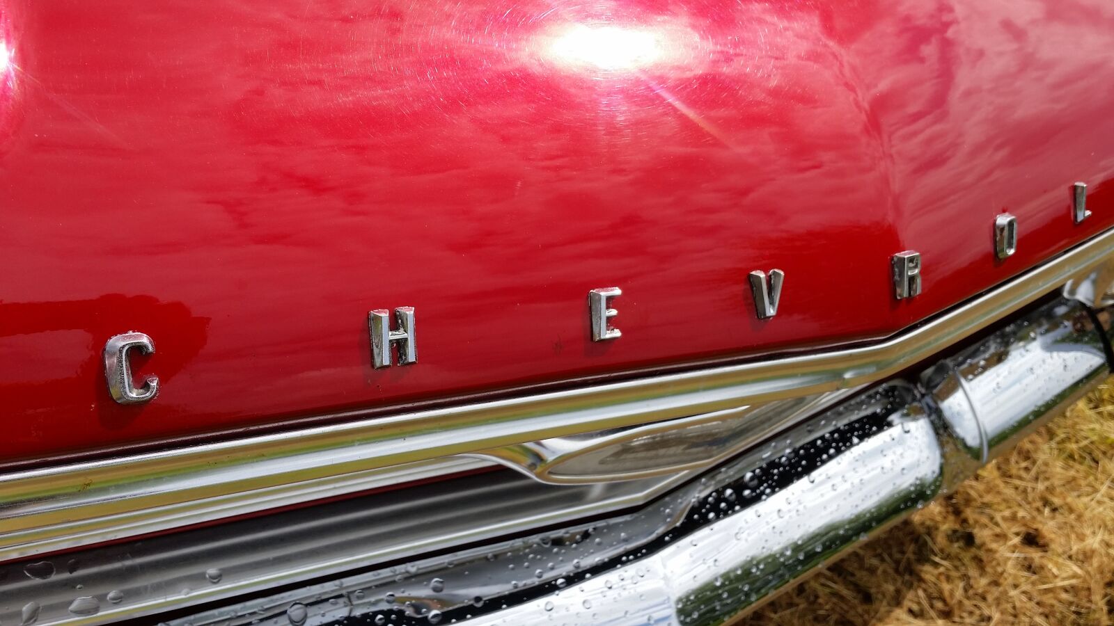 Samsung Galaxy S5 sample photo. Chevrolet, car, red photography