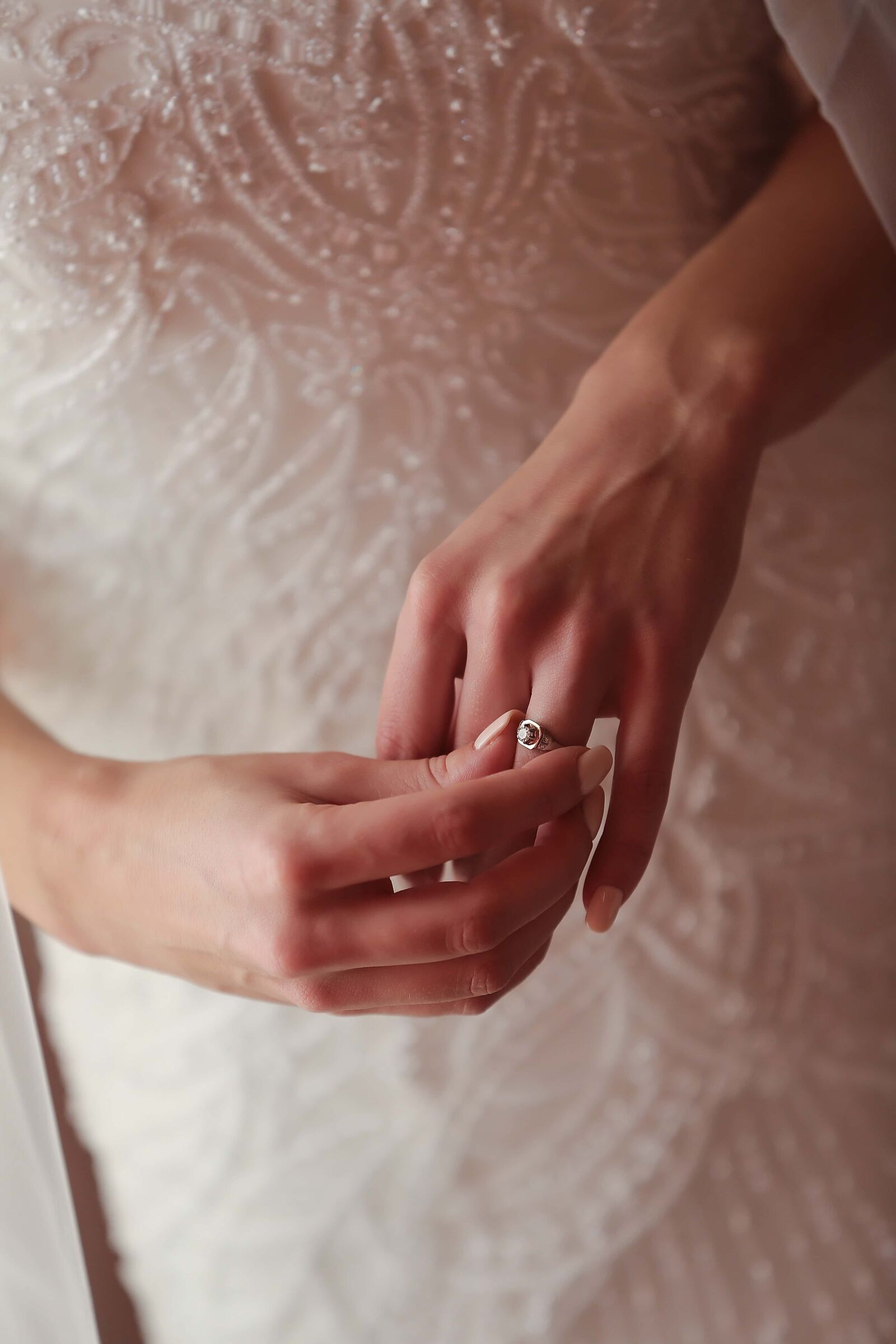 Canon EF 70-200mm F2.8L IS II USM sample photo. Wedding ring, finger, hand photography