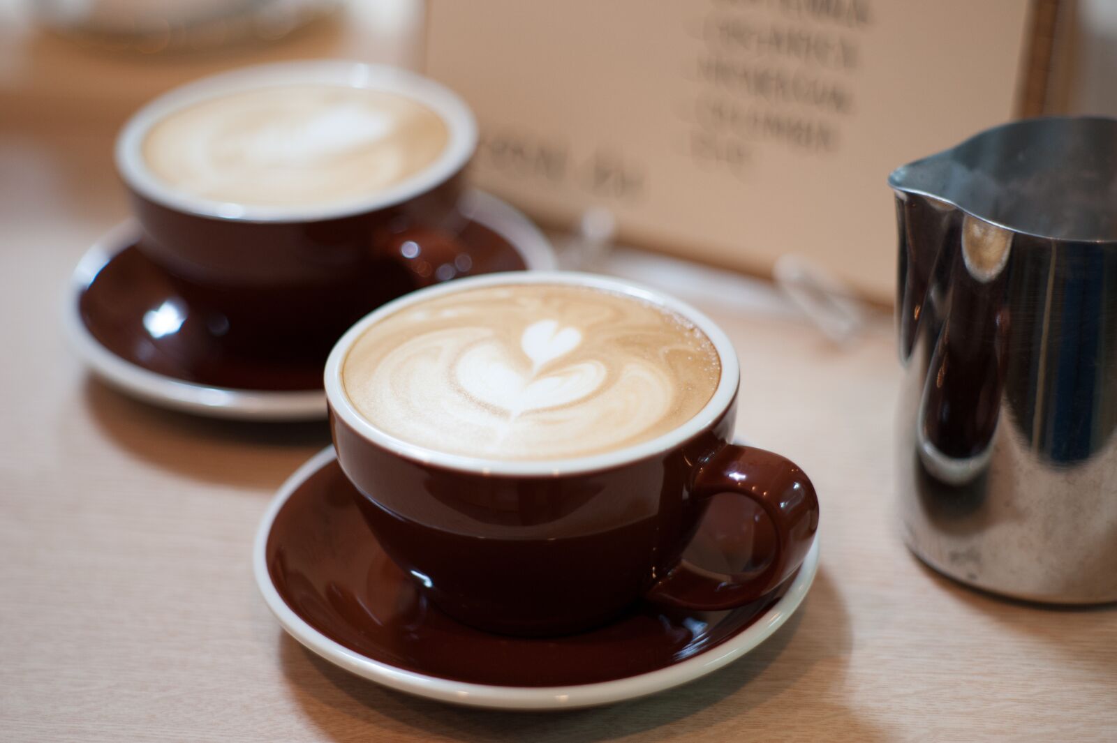 Nikon D700 sample photo. Coffee, latte, cafe latte photography