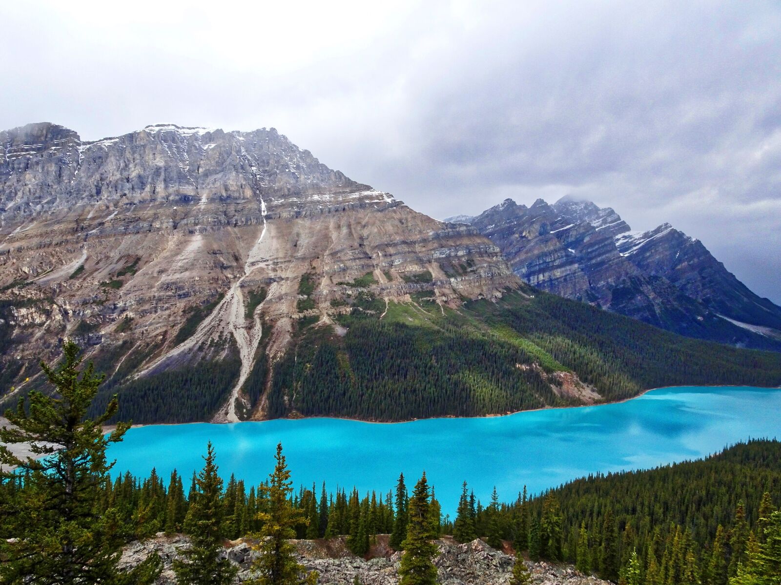 Sony Cyber-shot DSC-HX90V sample photo. Lake, peyto, canada photography