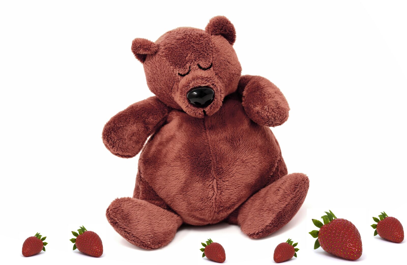 Nikon D7200 sample photo. Bear, strawberry, toy photography
