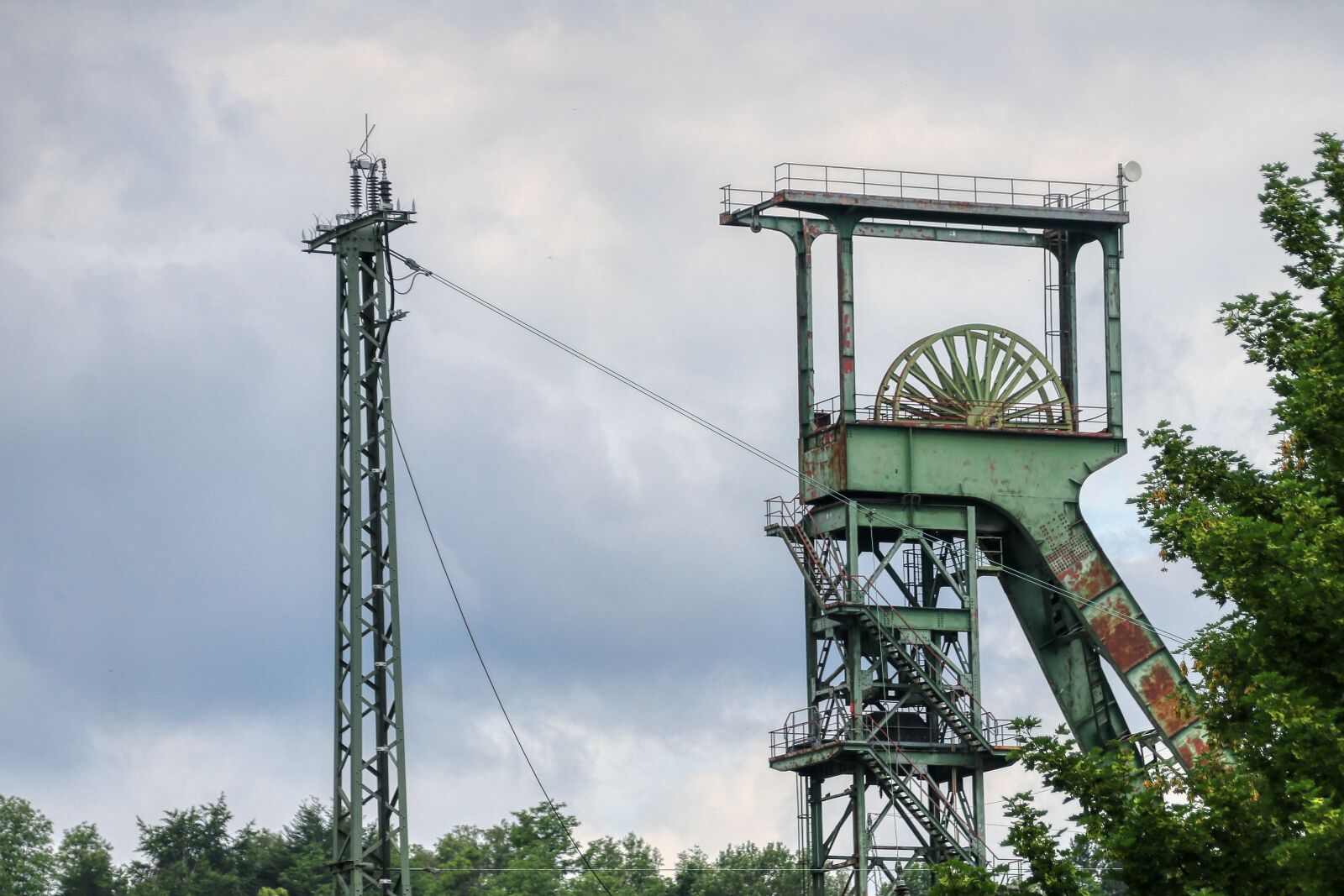 Canon EOS 80D sample photo. Luisenthal, saarland, mining photography