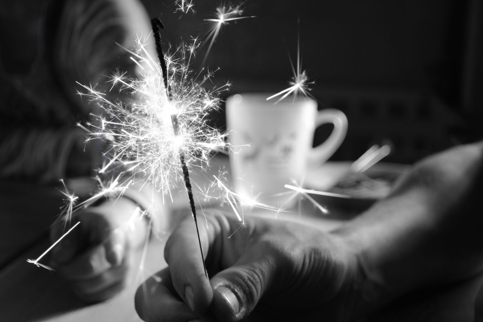 Nikon D5200 sample photo. Sparkler, celebration, black and photography