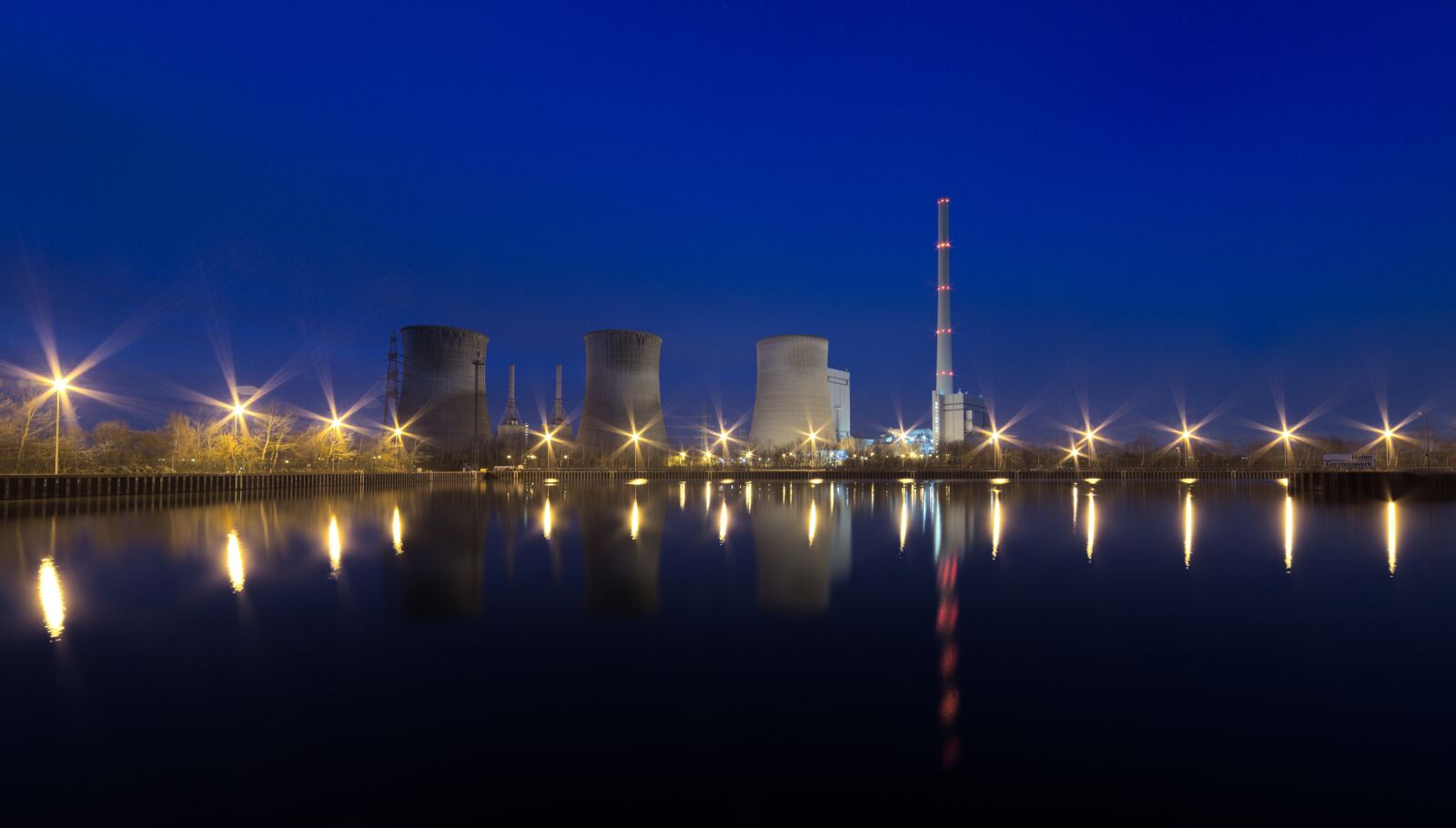 Nikon D600 sample photo. Power plant, night, energy photography
