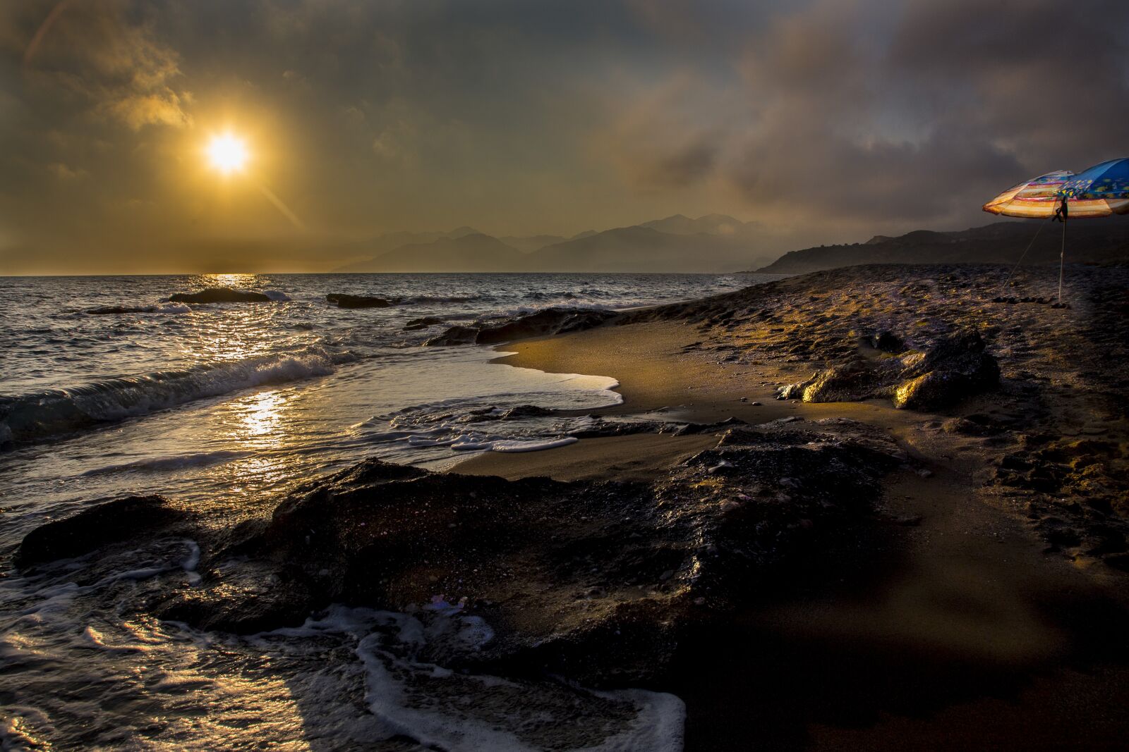 Canon EOS 6D + Canon EF 24-105mm F4L IS USM sample photo. Sea, sun, ocean photography