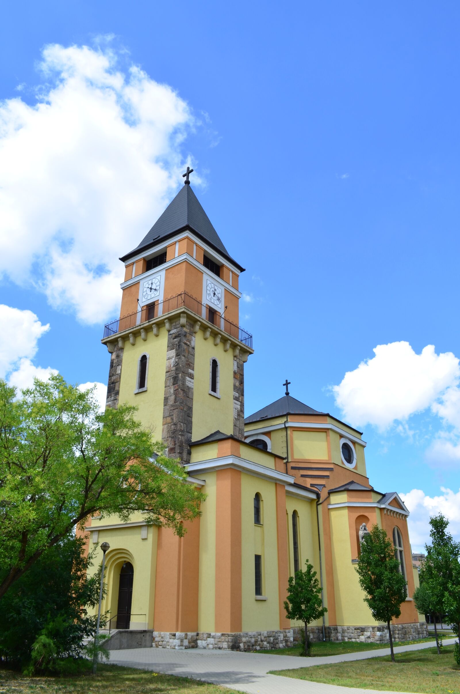 Nikon D5100 sample photo. Saint barbara church, dorog photography