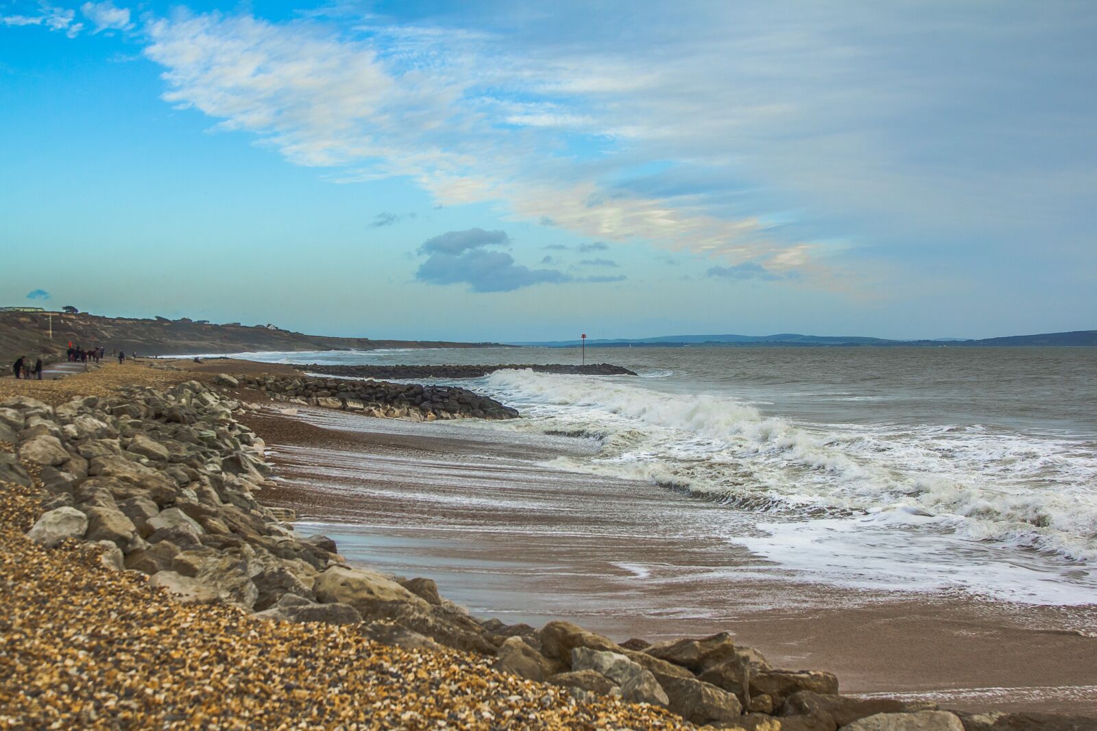 Canon EOS 60D + Canon EF 24-105mm F4L IS USM sample photo. England, dorset, seascape photography