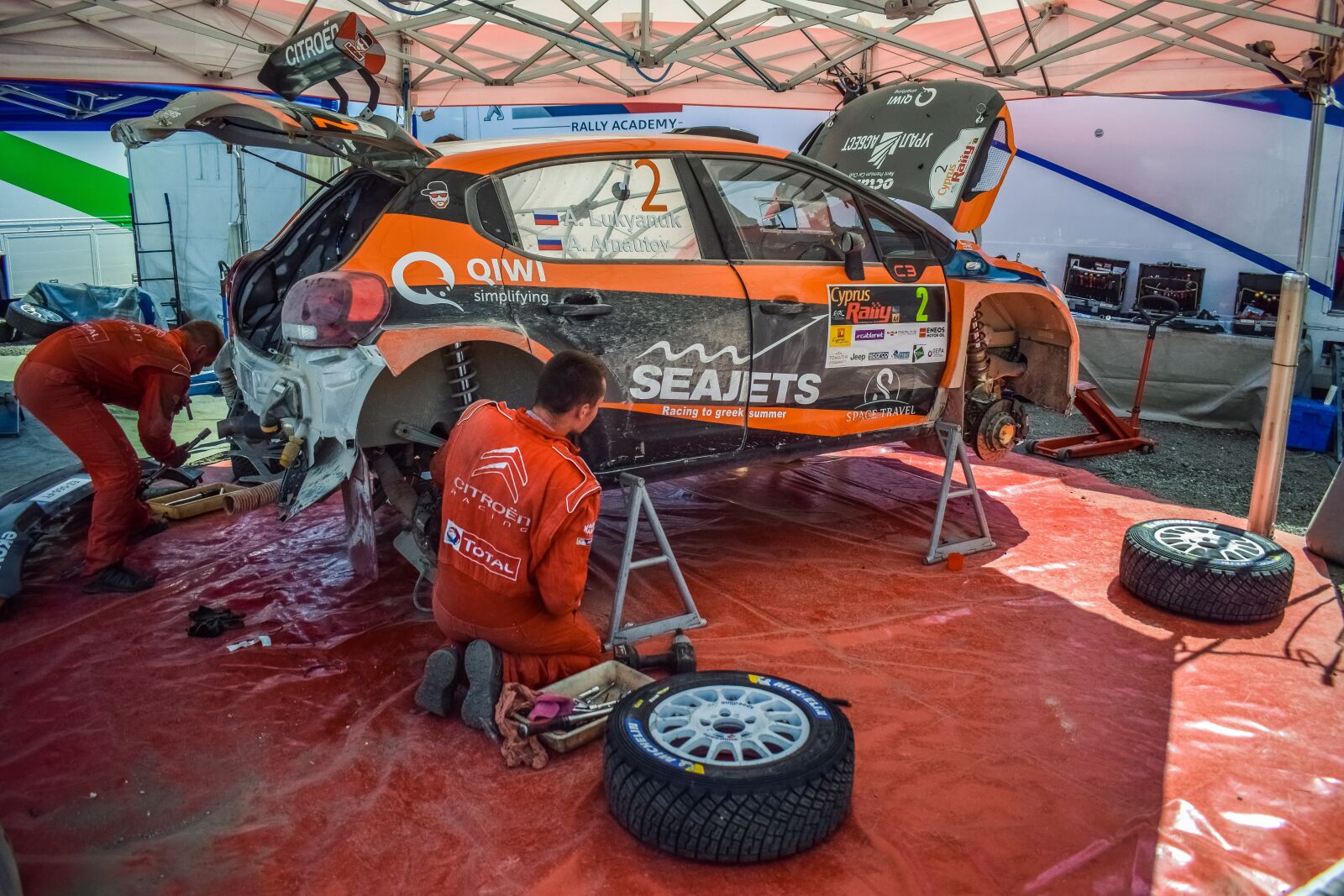 Nikon D3300 sample photo. Rally, service, car photography