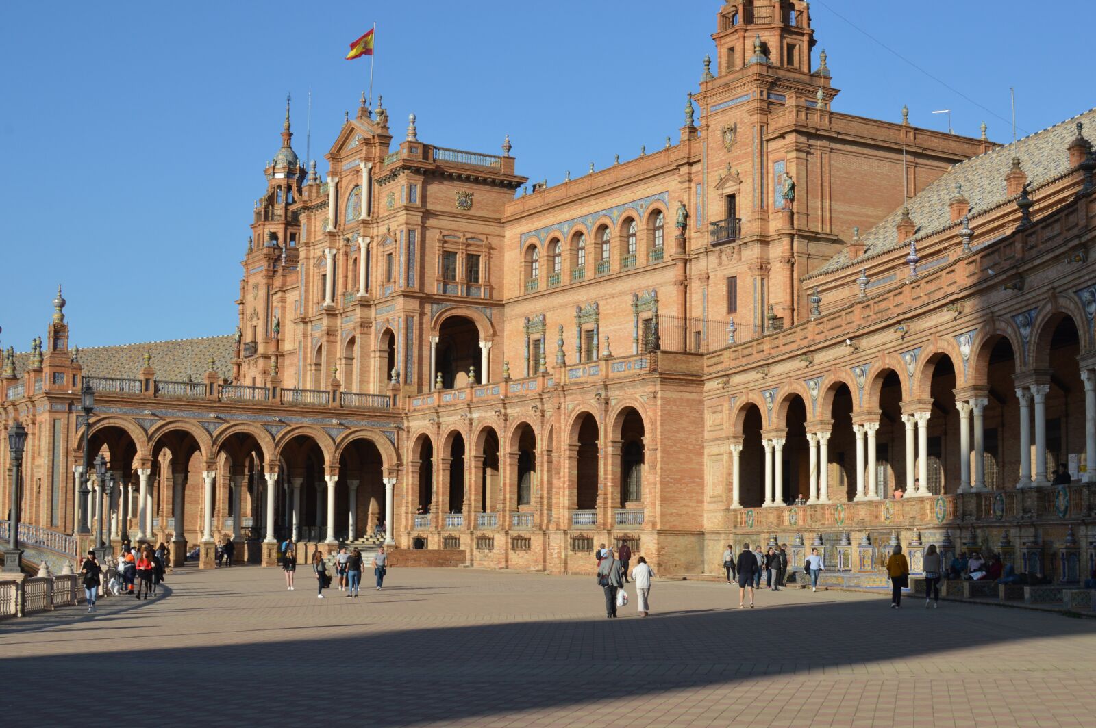 Nikon D3200 sample photo. Sevilla, plaza, spain photography