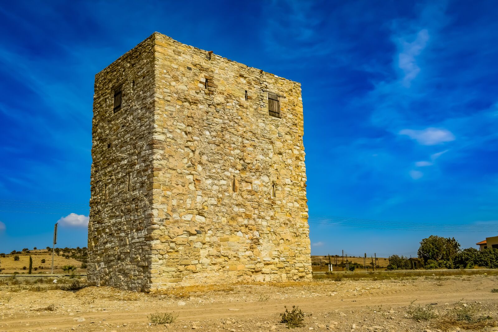 Nikon D3300 sample photo. Cyprus, alaminos, tower photography