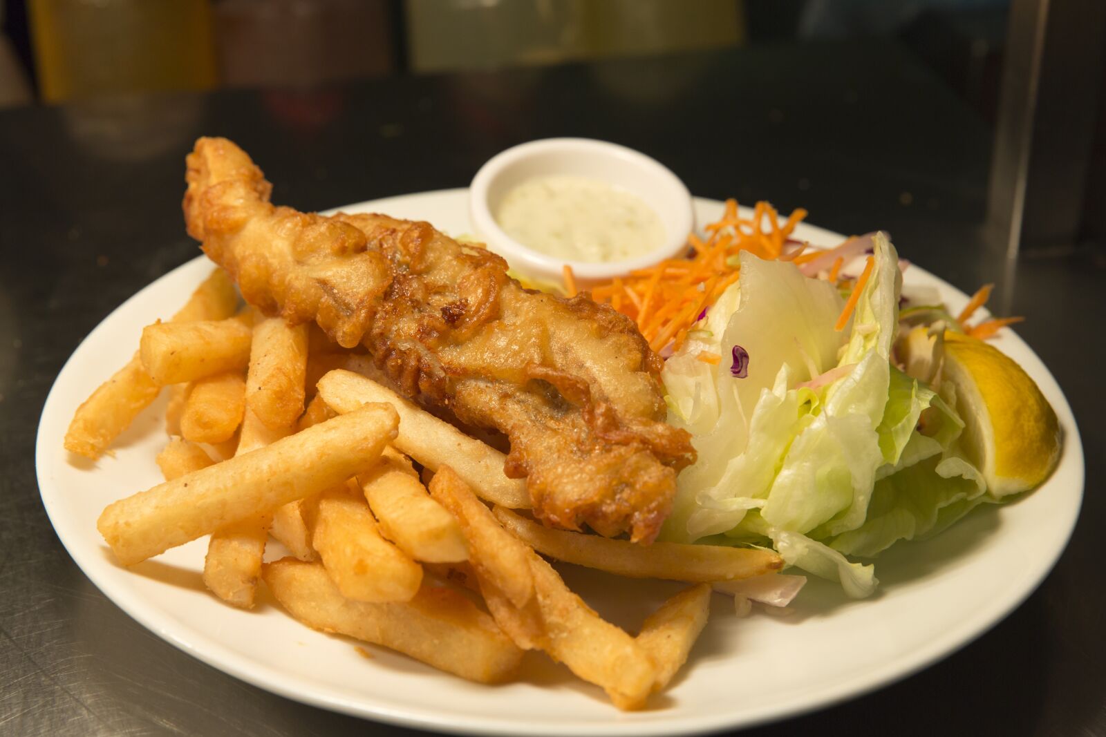Canon EF 24-70mm F2.8L II USM sample photo. Fish, dinner, chips photography