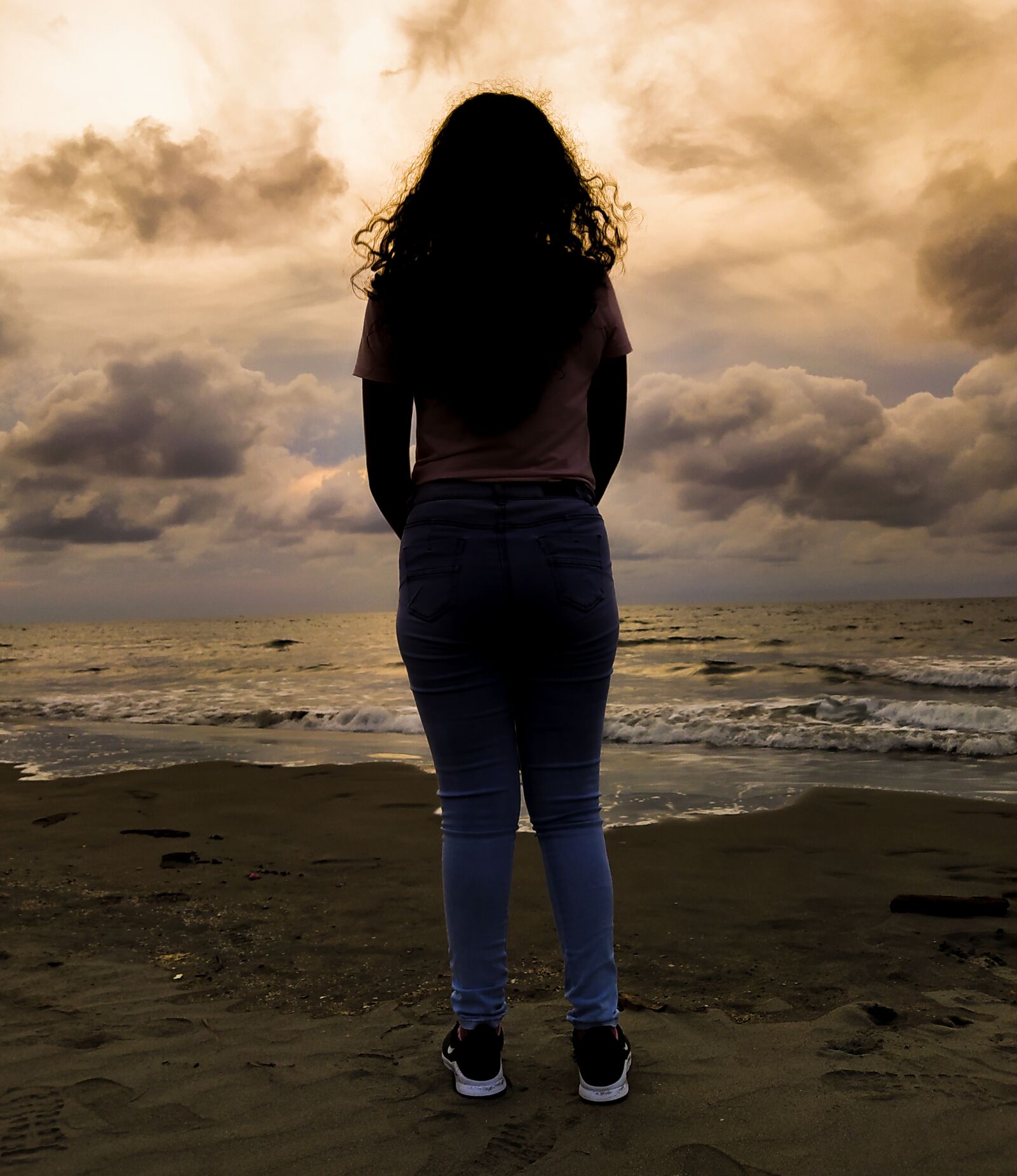 Xiaomi Redmi Note 8 sample photo. Sunset, girl, women photography