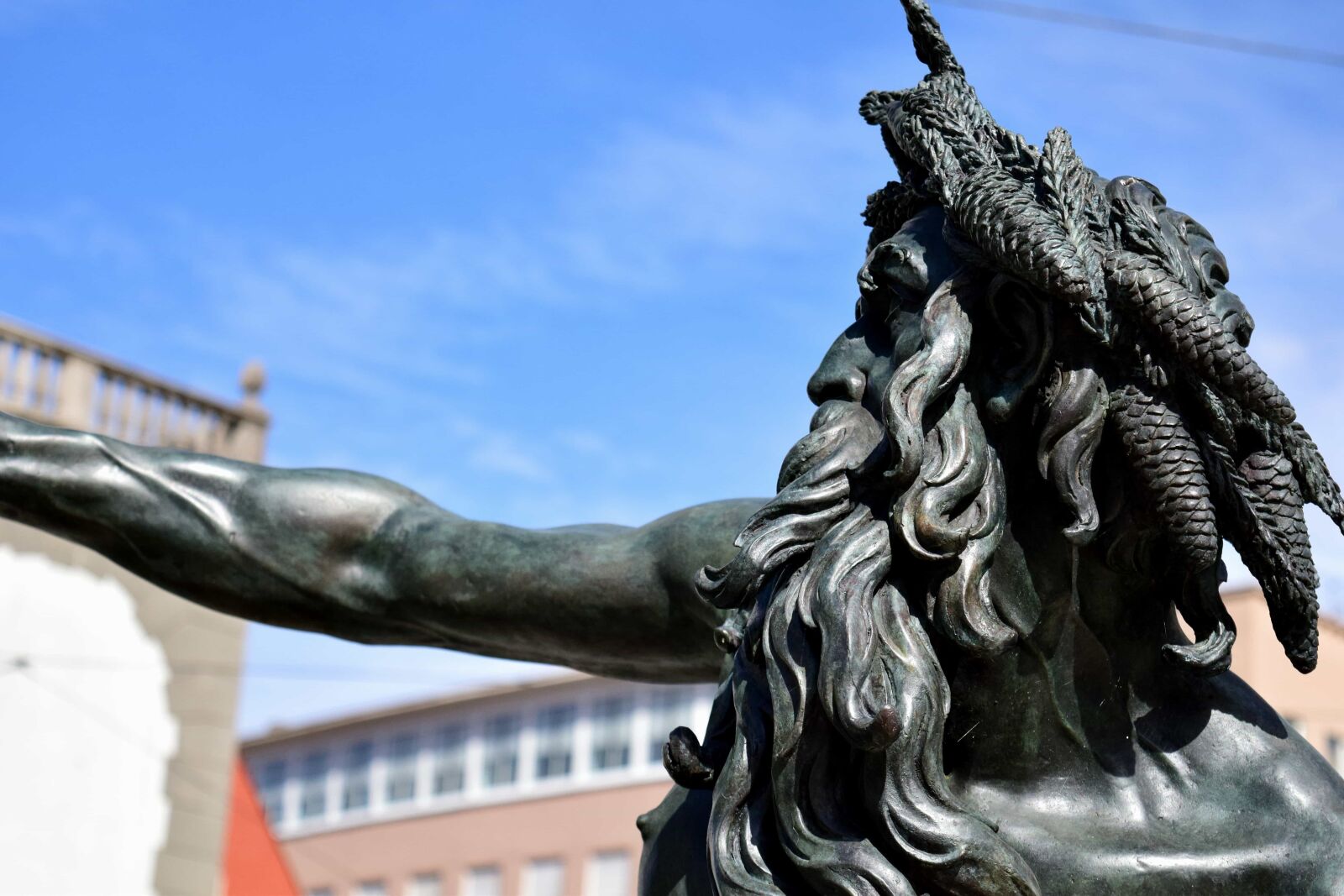 Nikon D3300 sample photo. Religion, bronze, statue, art photography