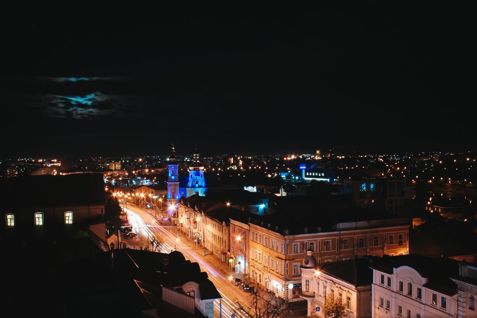 Canon EOS 600D (Rebel EOS T3i / EOS Kiss X5) sample photo. Night city, ukraine, lights photography