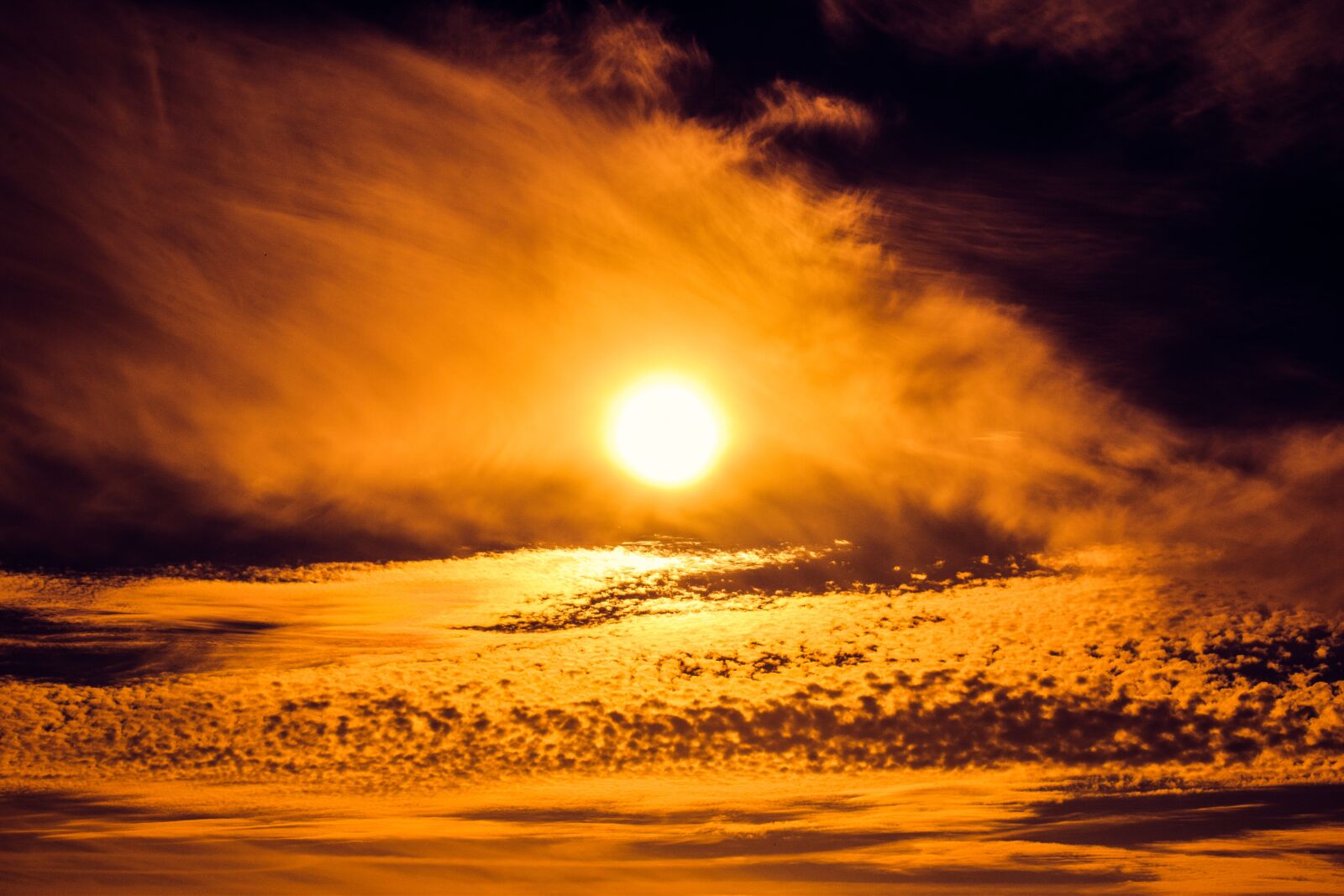 Nikon D3300 sample photo. Sunset, sun, sky photography