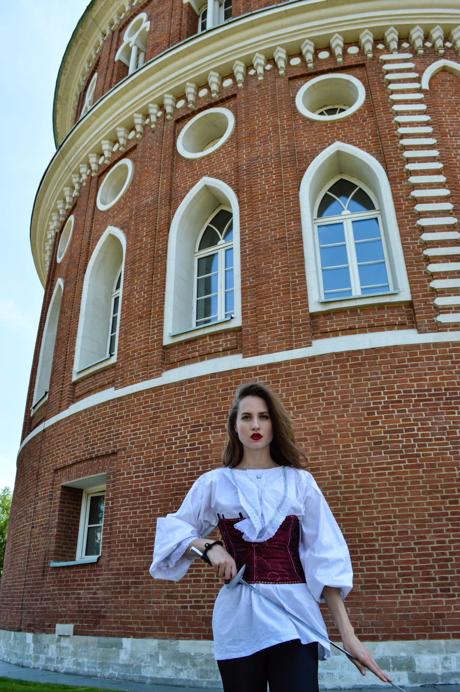 Nikon D3200 sample photo. Castle, sword, musketeer photography