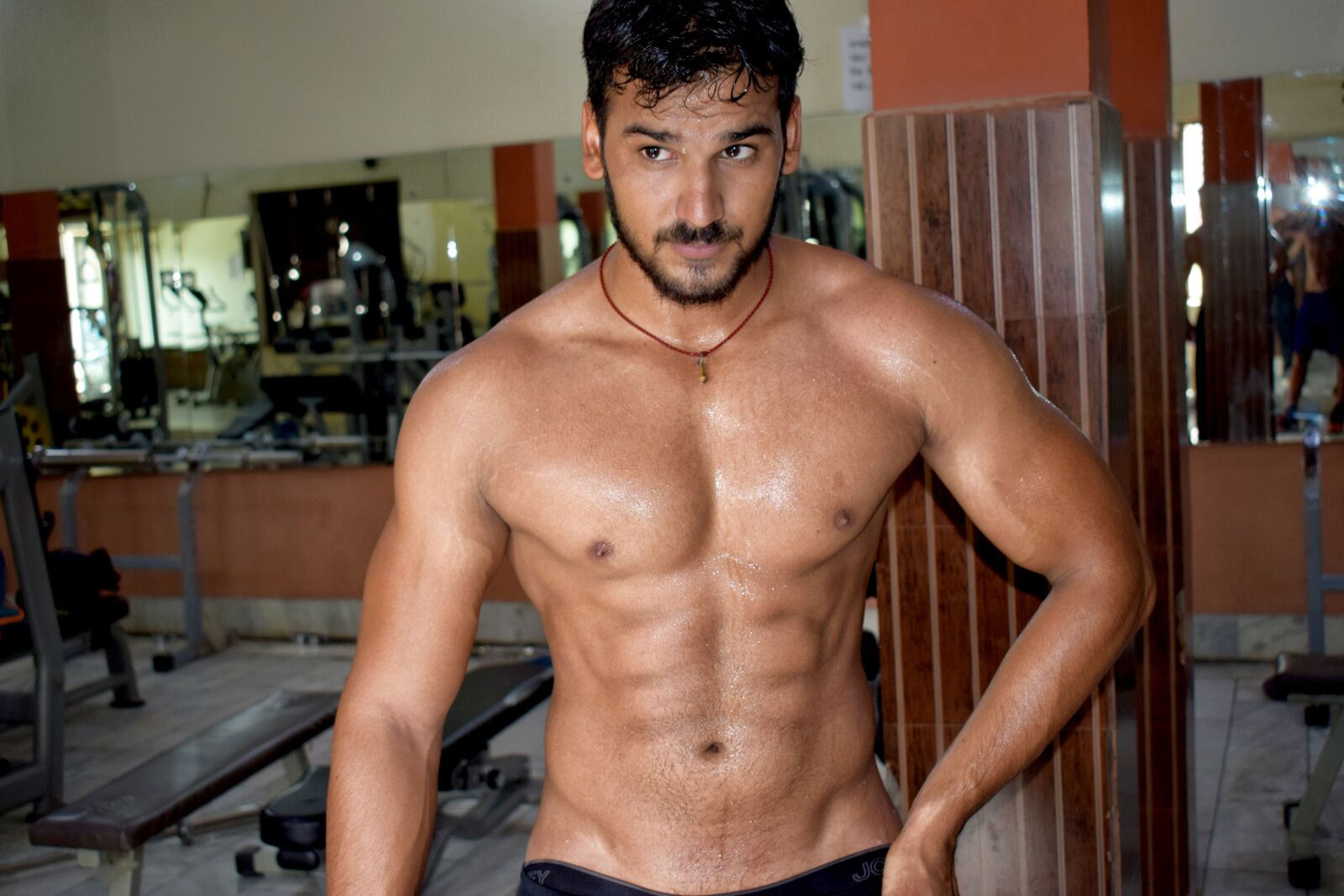 Nikon D3300 sample photo. Abs, six pack, chest photography