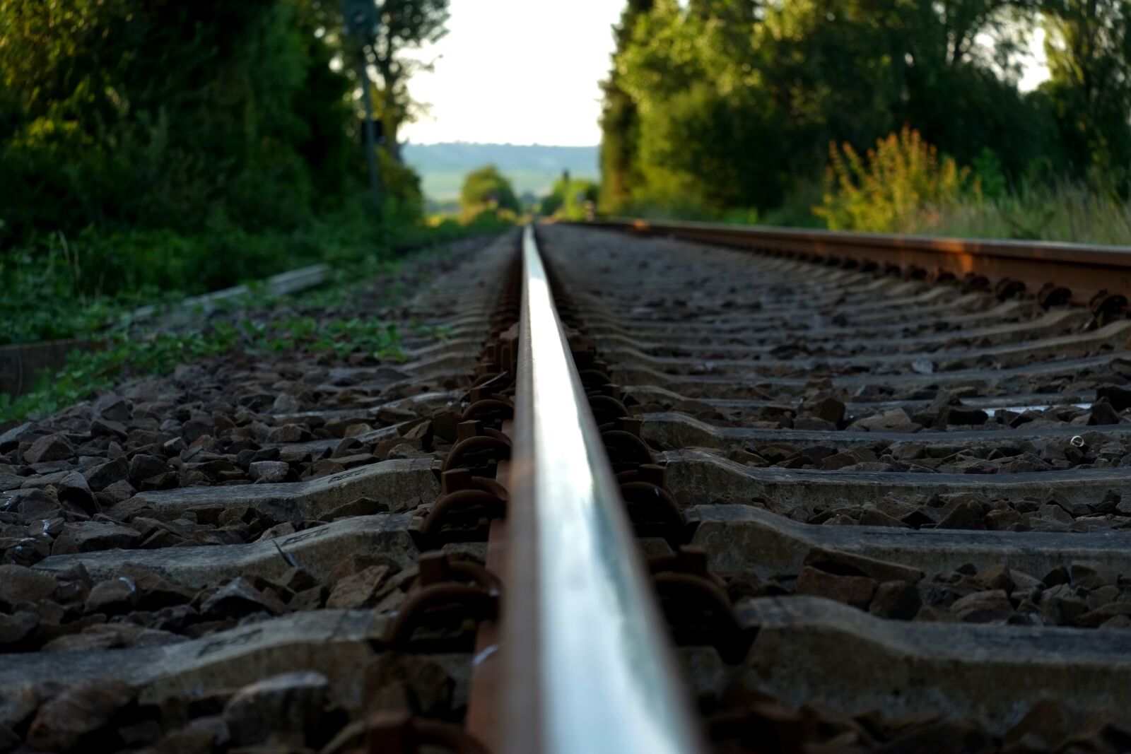 Fujifilm X-E1 sample photo. Rail, railway, railway rails photography