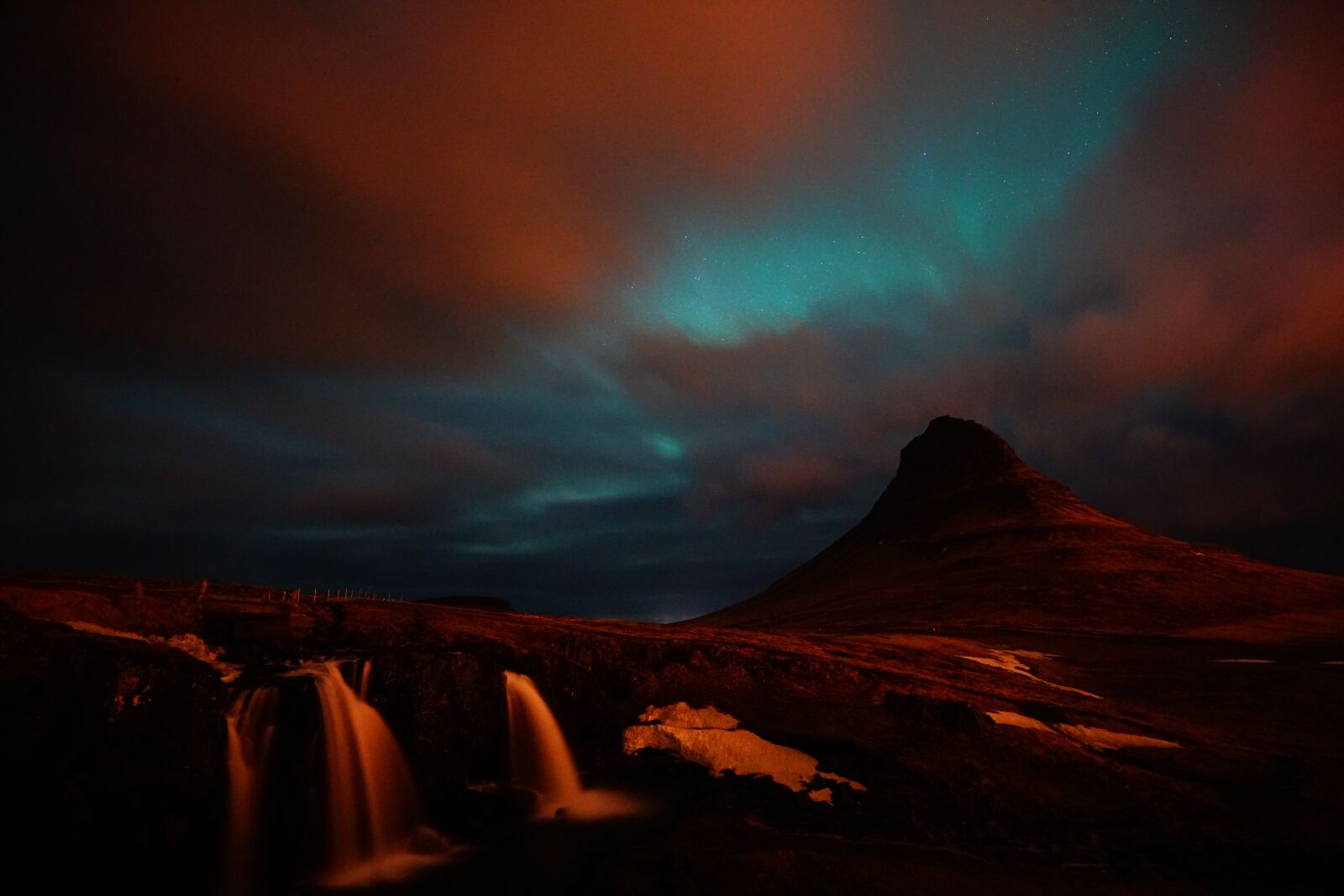 Sony a7R II + Sony Vario-Tessar T* FE 16-35mm F4 ZA OSS sample photo. Waterfall, mountain, kirkjufell photography