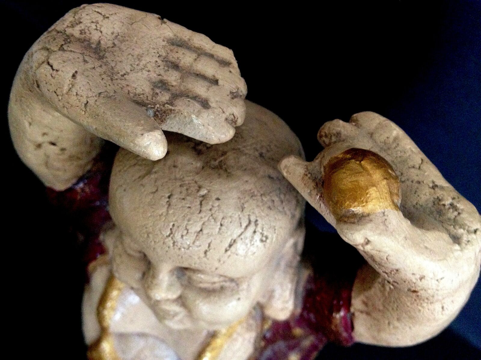 iPhone 5c back camera 4.12mm f/2.4 sample photo. Abstract, buddha, hands photography