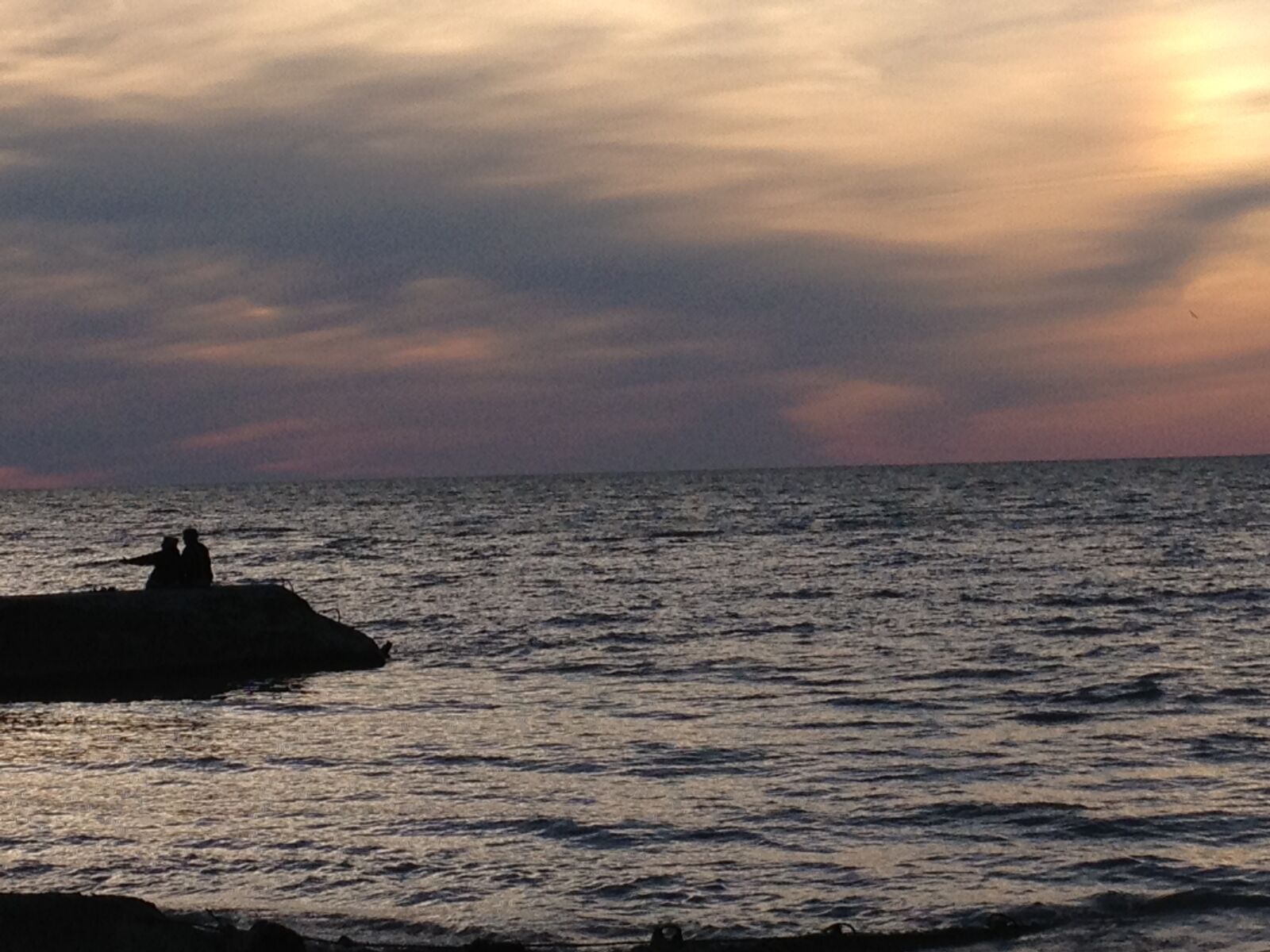 Apple iPhone 4S sample photo. Lake, erie, sunset photography
