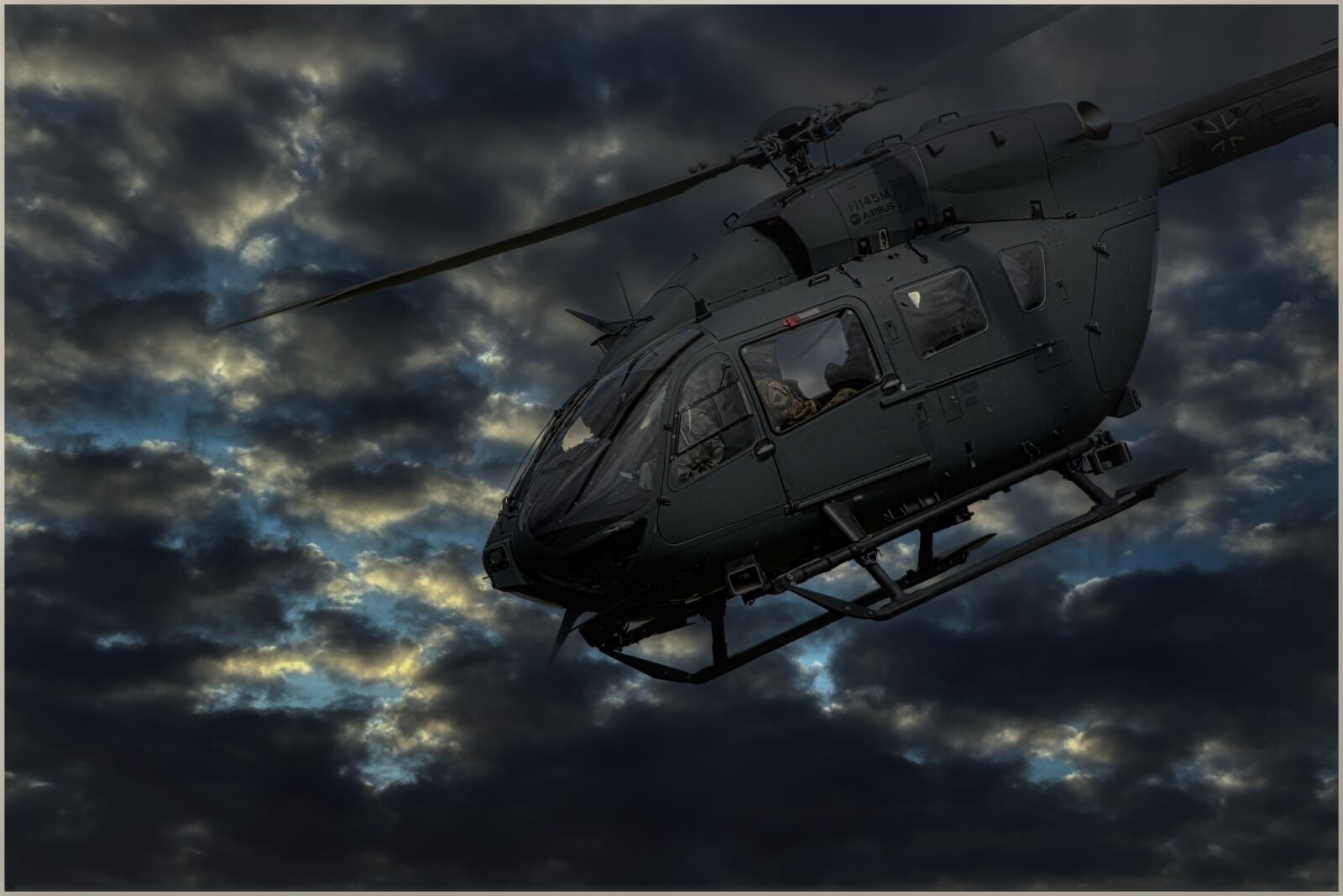 Canon EF75-300mm f/4-5.6 sample photo. Helicopter, military, soldiers photography