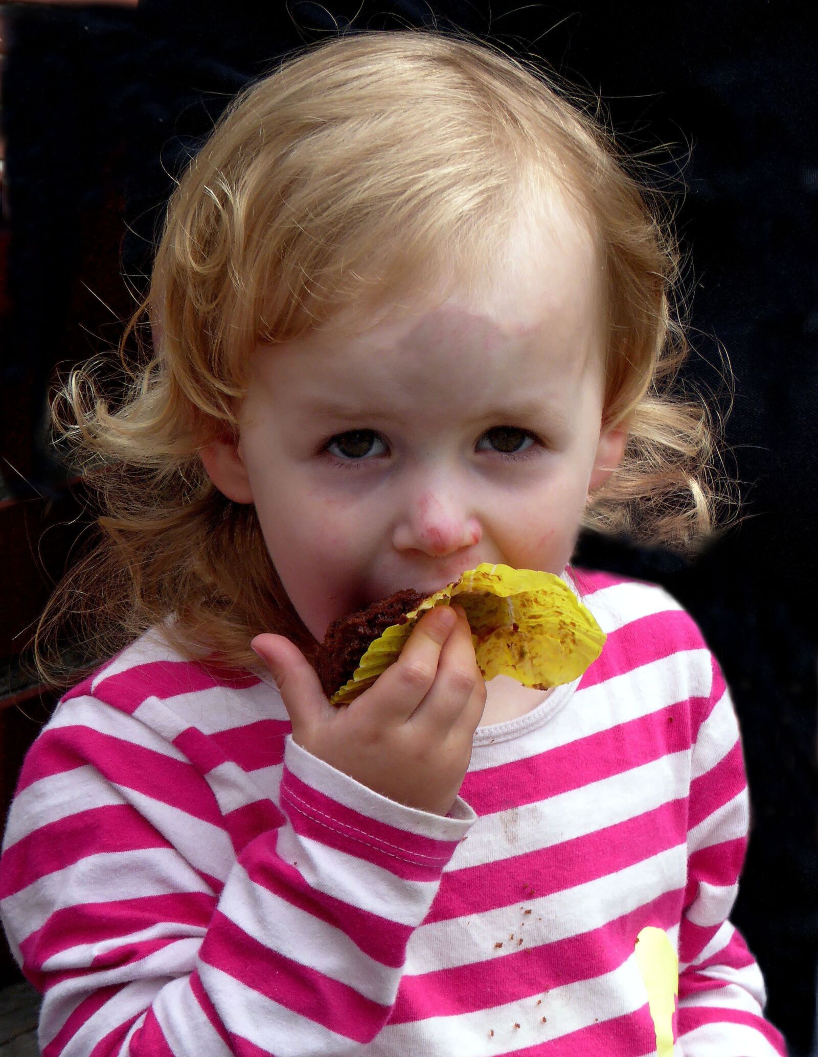 Panasonic DMC-TZ61 sample photo. Little girl, face, blond photography
