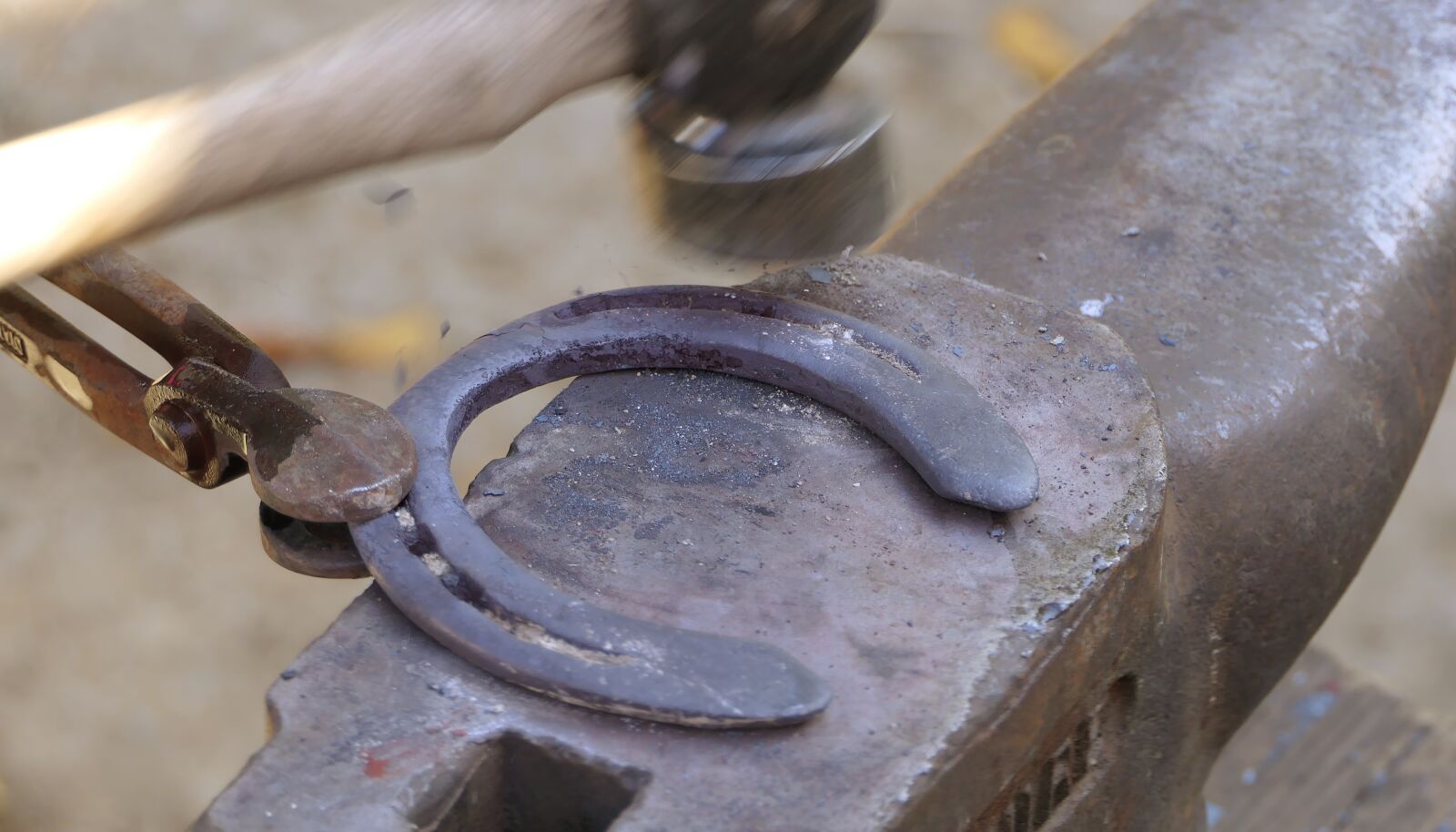 Panasonic Lumix DMC-FZ2500 (Lumix DMC-FZ2000) sample photo. Horseshoe, anvil, hammer photography