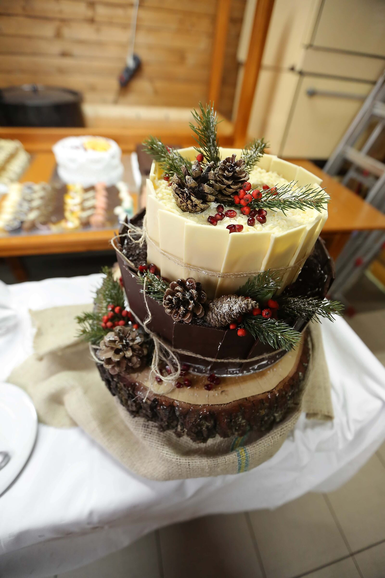 Canon EOS 5D Mark III sample photo. Christmas, cake, baked goods photography